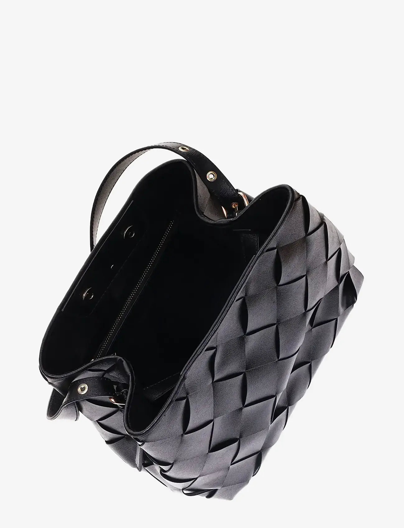 Nunoo - Chiara Braided Florence Black w. Gold - hverdags stil - black - 2