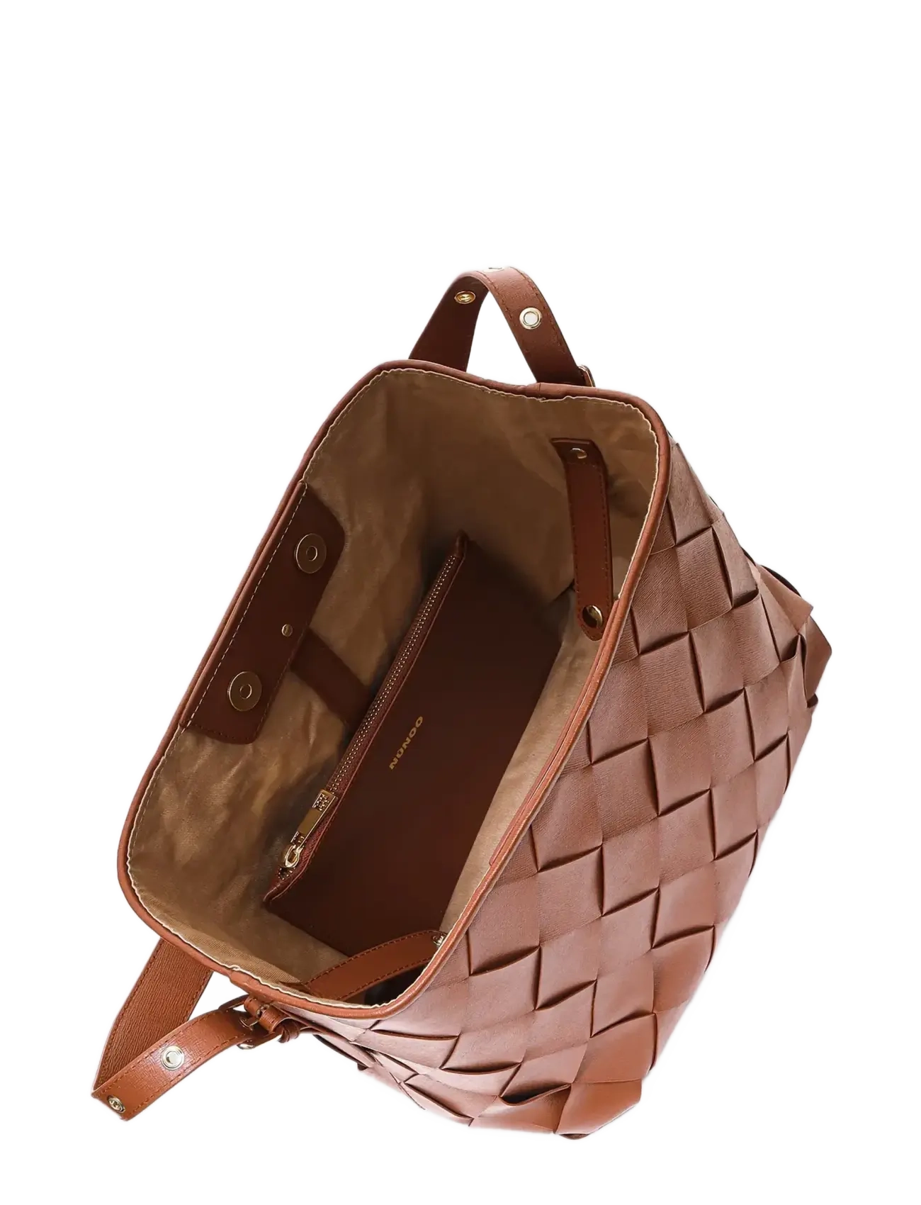 Nunoo - Chiara Braided Florence Brown w. Gold - alltags-style - brown - 3