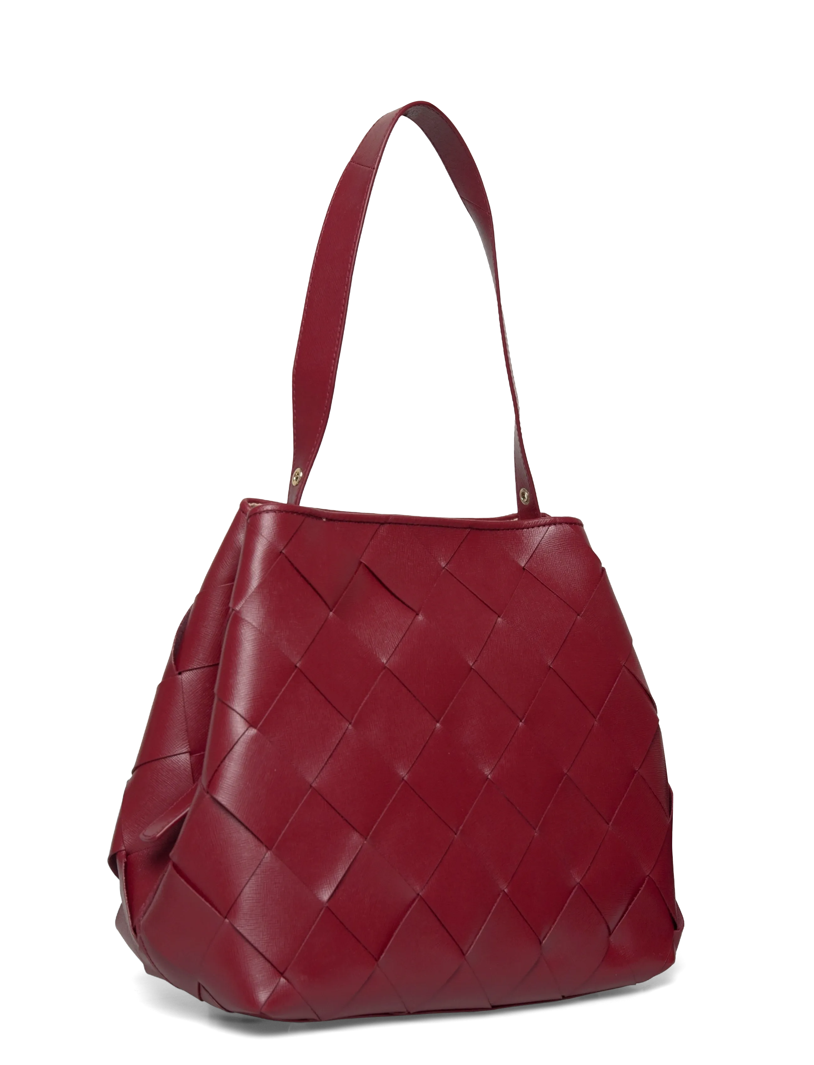 Nunoo - Chiara Braided Florence Maroon w. Gold - rankinukai - maroon - 2