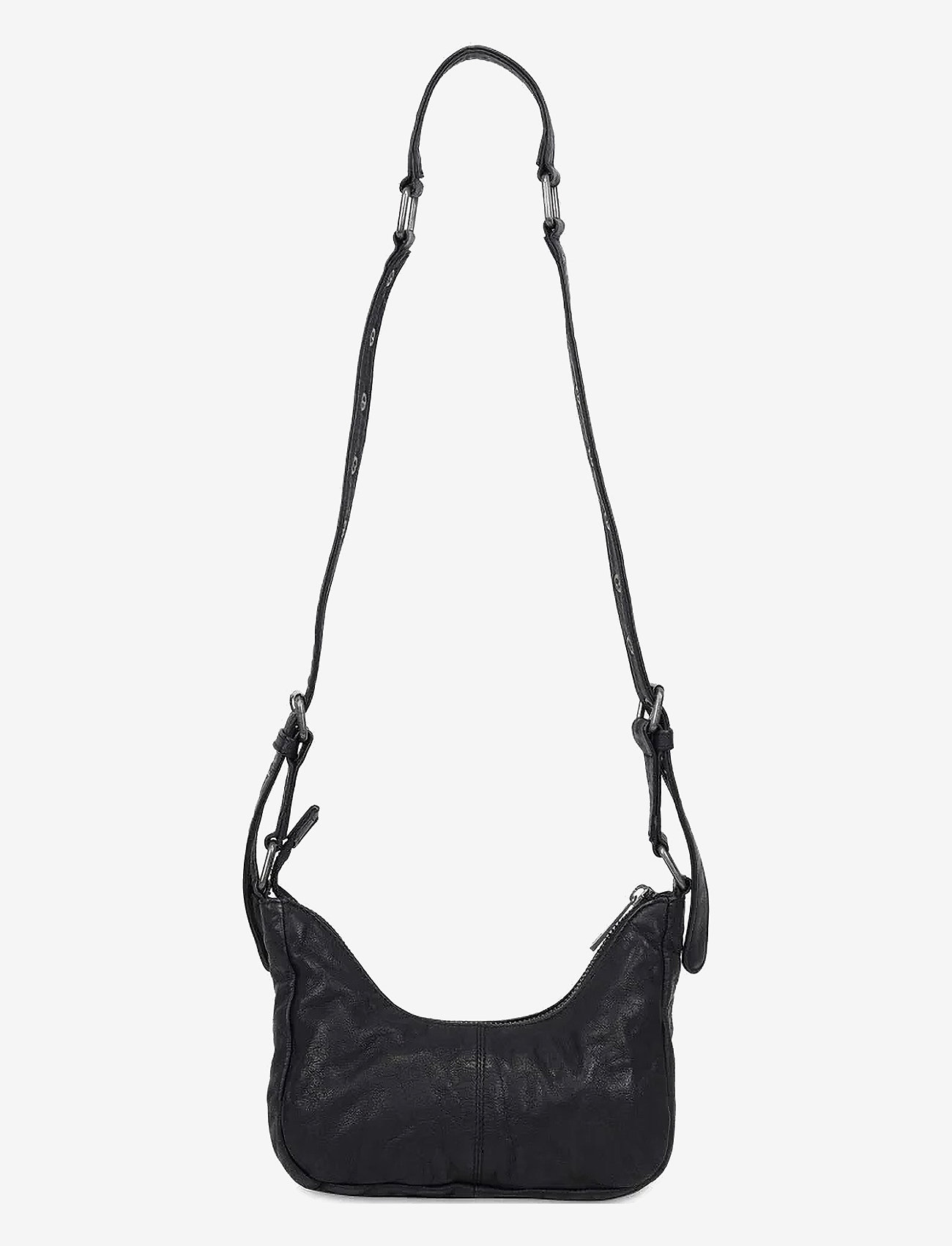 Nunoo - Palma Rock w. Antique Silver - töskur með axlaról - black - 1