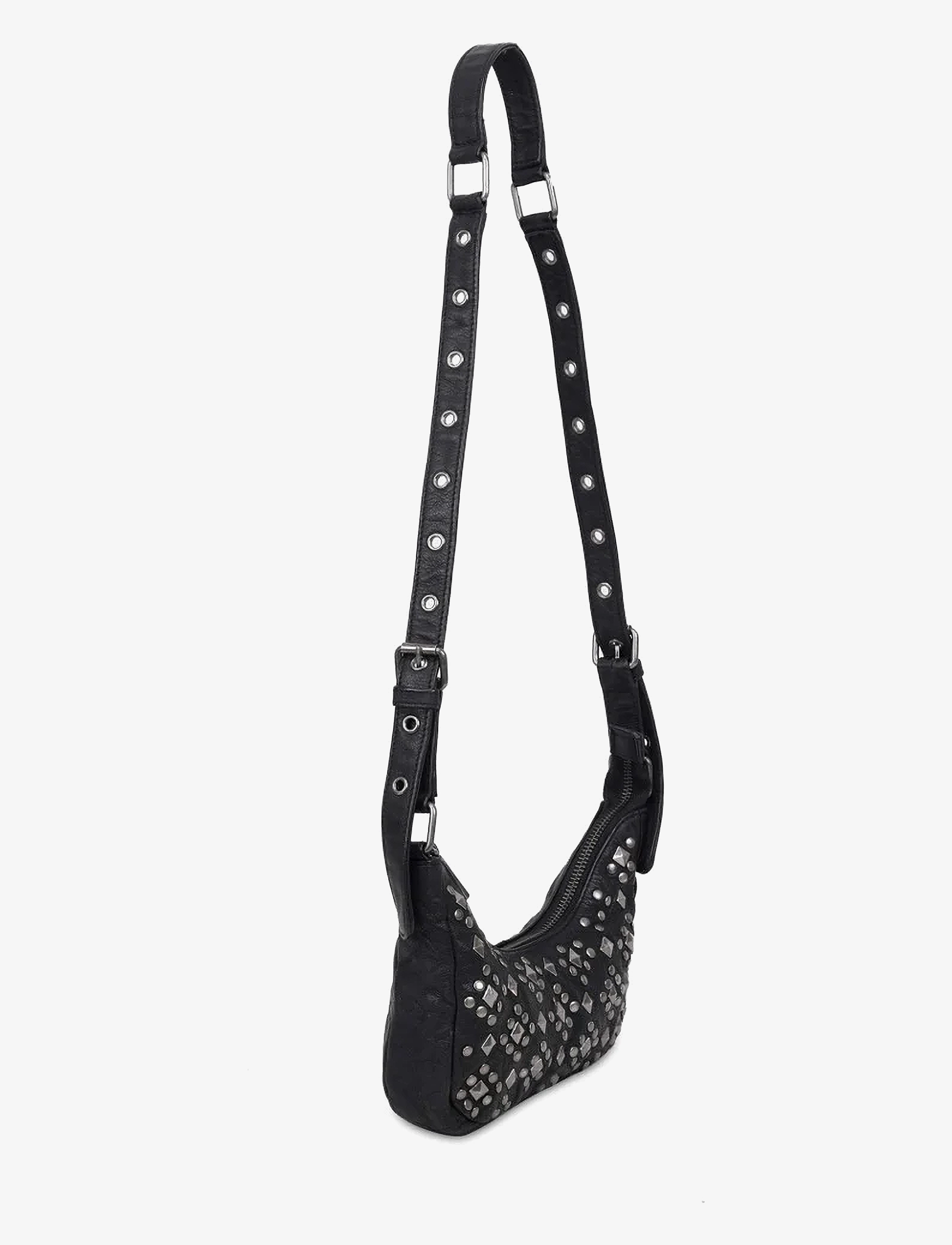 Nunoo - Palma Rock w. Antique Silver - accessories - black - 2
