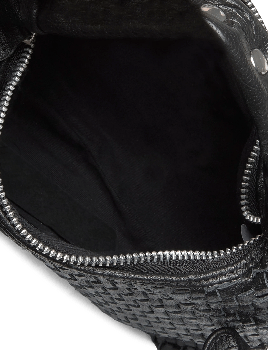 Nunoo - Dandy Woven Black - crossbody bags - black - 3