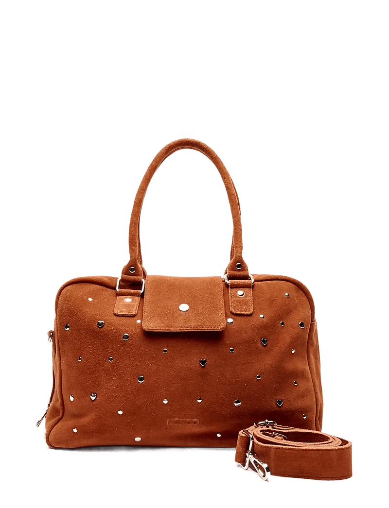 Nunoo - Harper Sweetheart Suede Redwood - crossbody kotid - black - 1