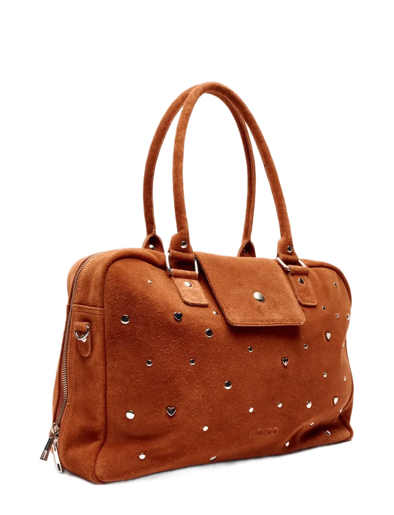 Nunoo - Harper Sweetheart Suede Redwood - crossbody bags - black - 2