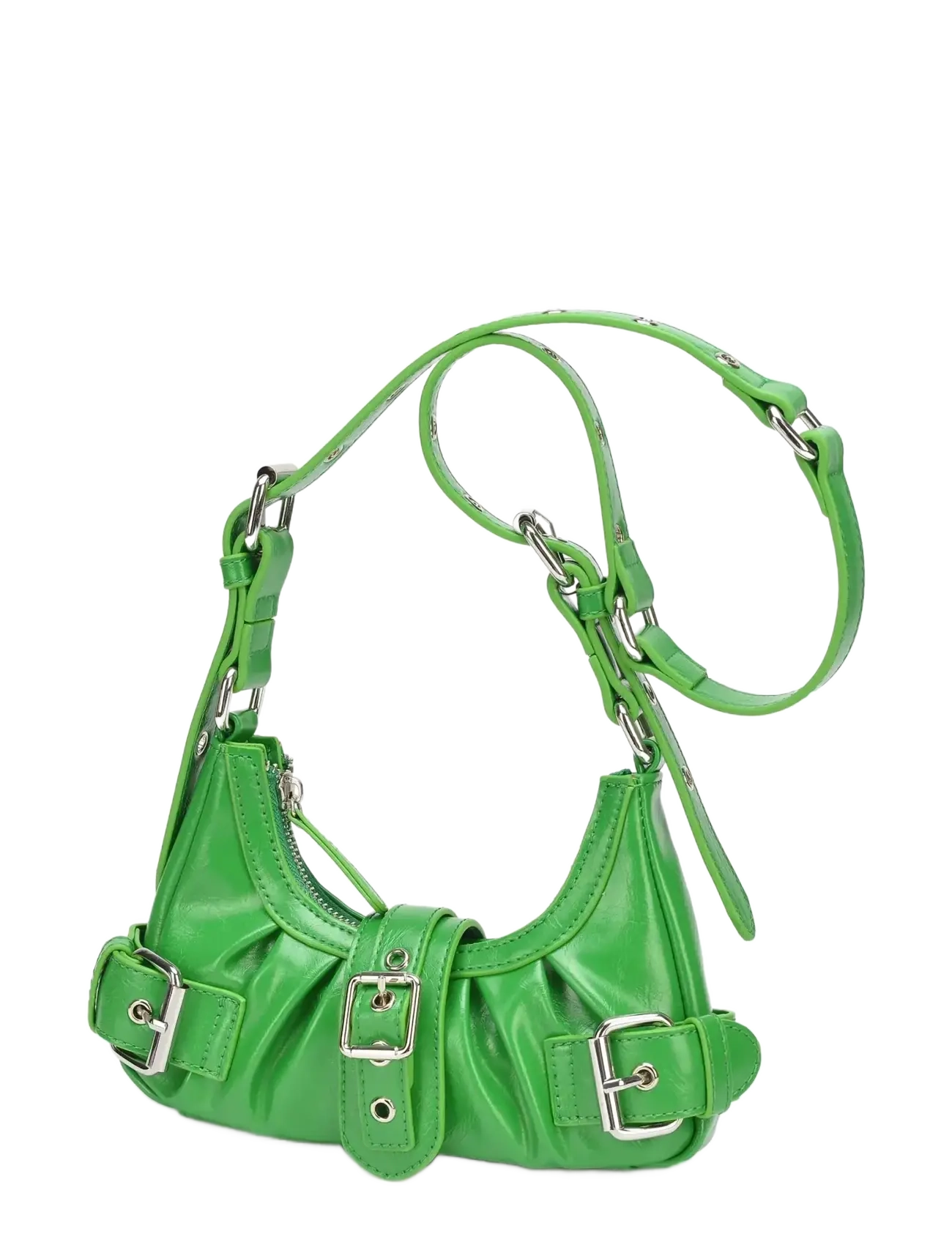Nunoo - Palma Wrinkle Green - juhlamuotia outlet-hintaan - green - 3