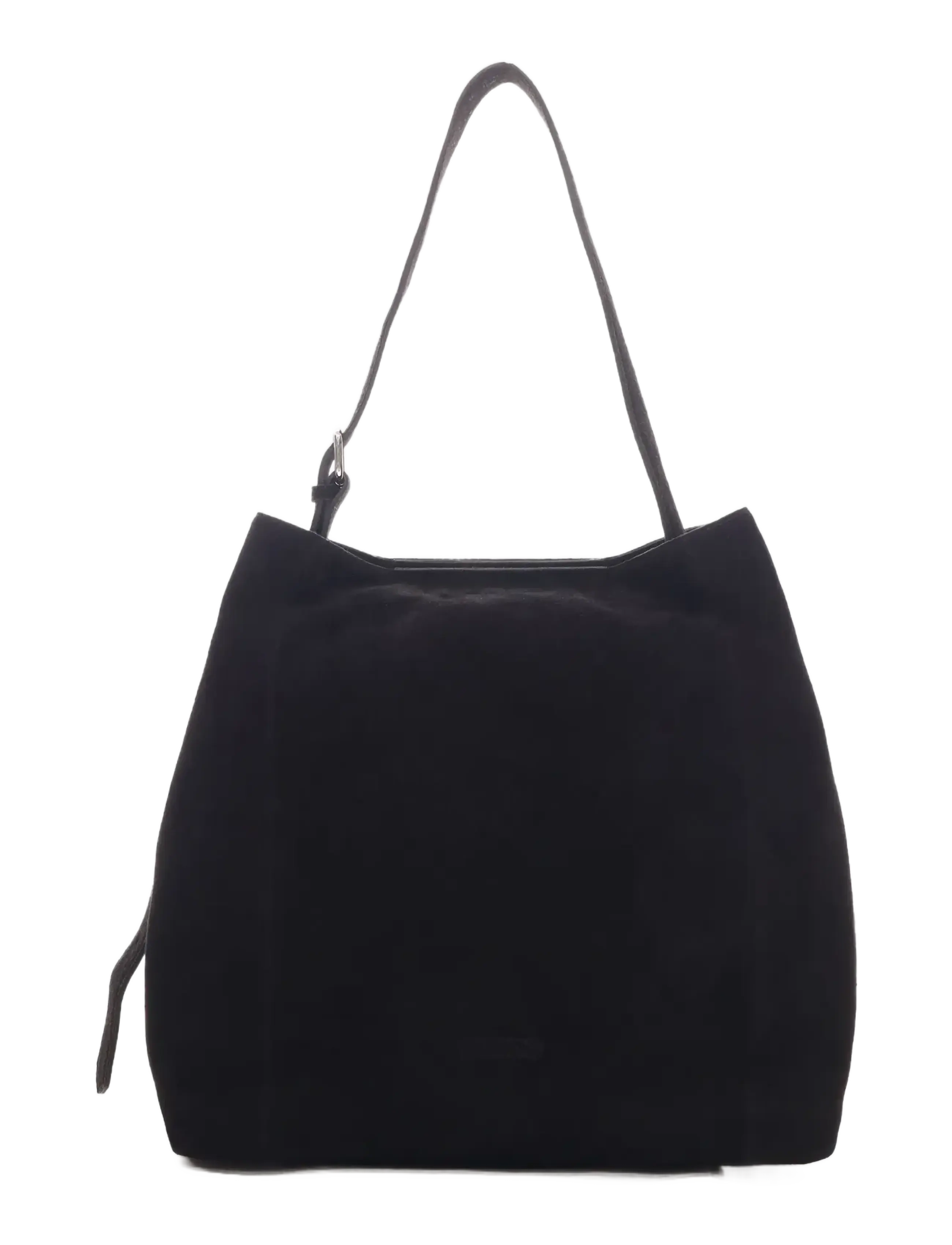 Nunoo Chiara Large Suede Black, One Size, Black, Tasker > Små Skuldertasker-Crossbody-Tasker, Dame