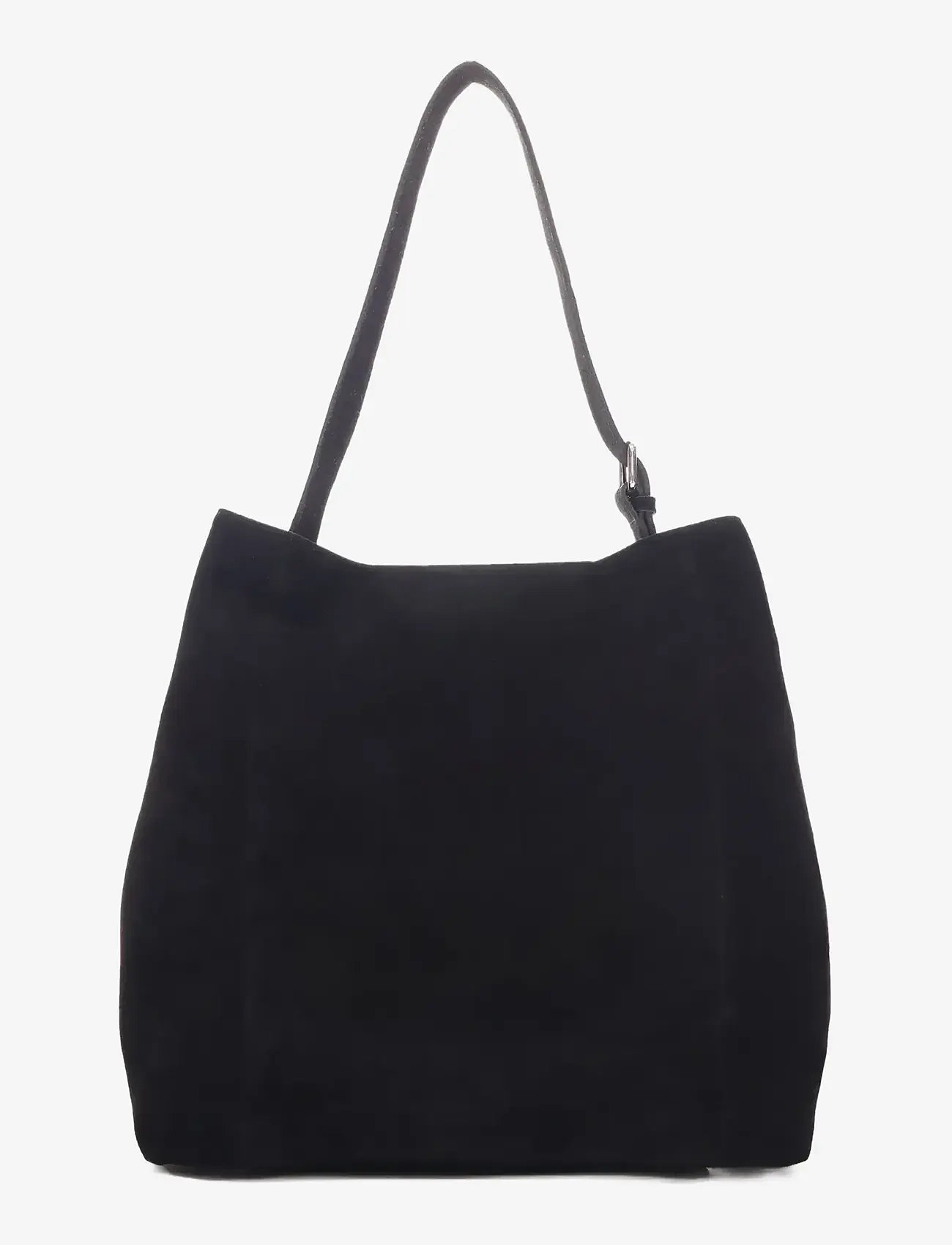 Nunoo - Chiara Large Suede Black - skuldertasker - black - 2