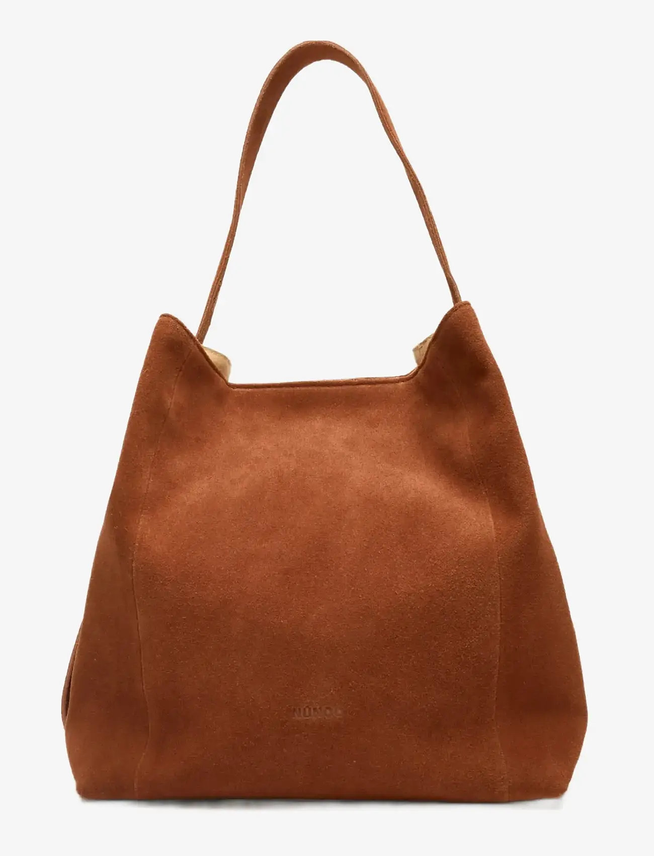 Nunoo - Chiara Large Suede Redwood - tote bags - redwood - 0