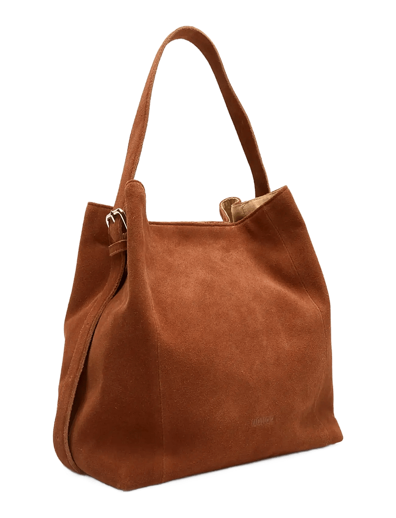 Nunoo - Chiara Large Suede Redwood - tote bags - redwood - 1