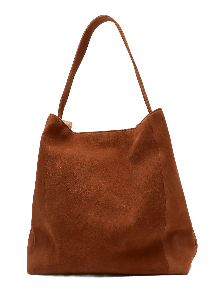Nunoo - Chiara Large Suede Redwood - tote bags - redwood - 2