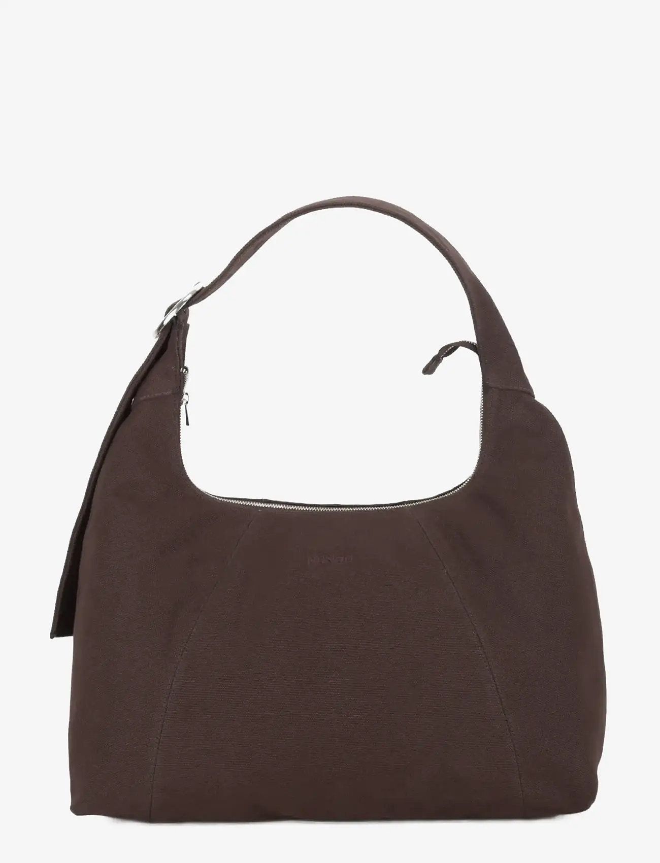 Nunoo - Maxi Dandy Buckle Canvas Coffee - festtøj til outletpriser - coffee - 0
