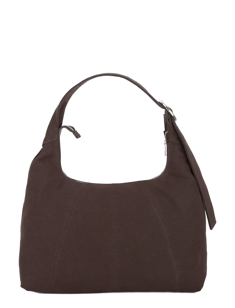 Nunoo - Maxi Dandy Buckle Canvas Coffee - handtaschen - coffee - 2
