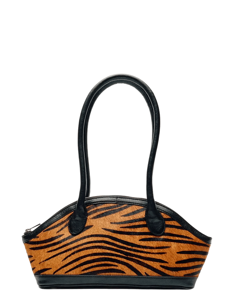 Nunoo - Ayo Stripes Deluxe Dark Brown - handtaschen - stripes - 0
