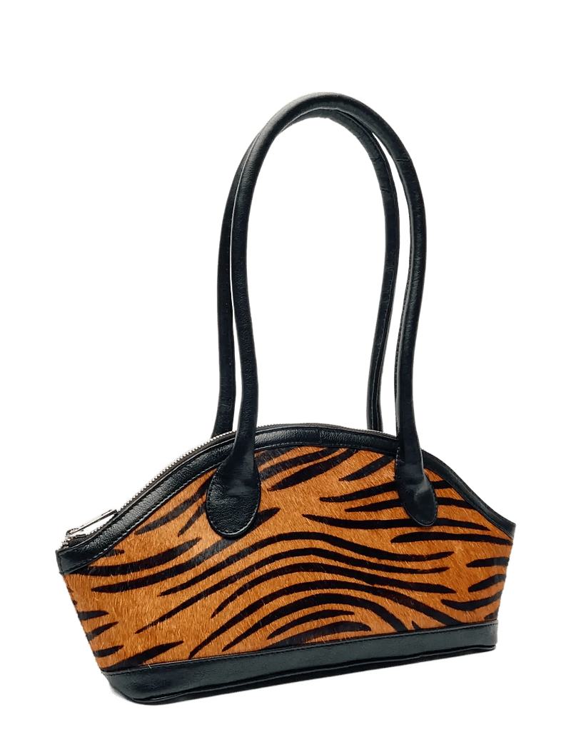 Nunoo - Ayo Stripes Deluxe Dark Brown - handtaschen - stripes - 1