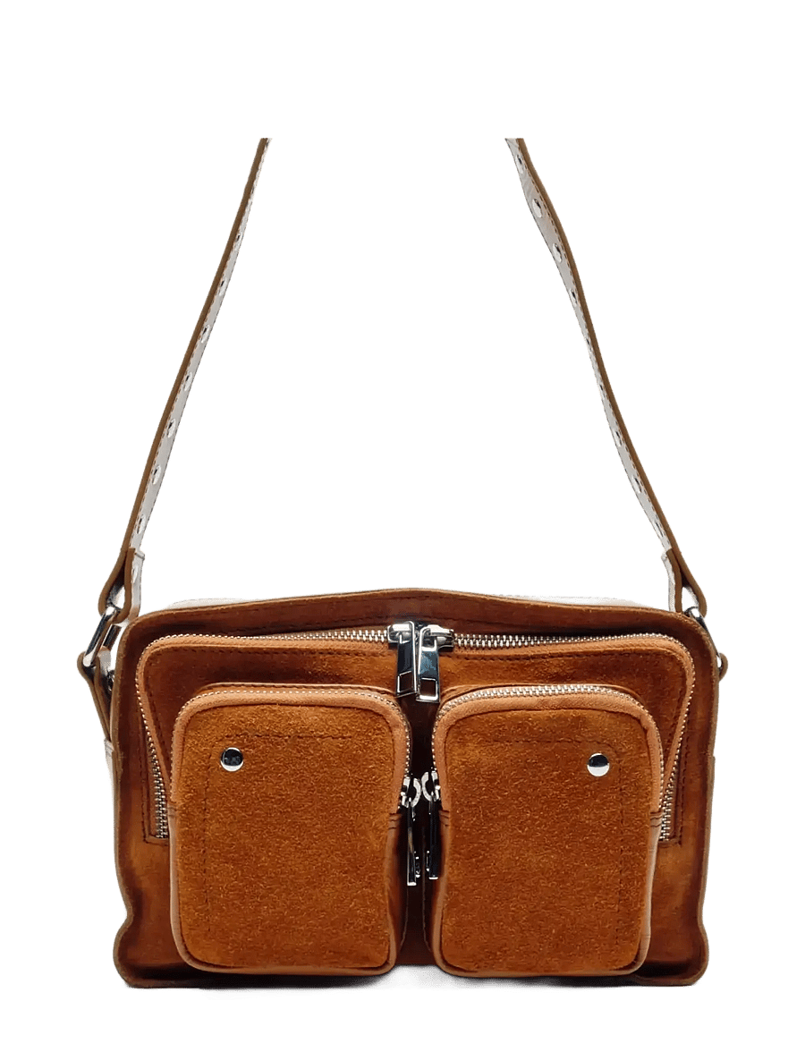 Nunoo - Ellie Suede Pecan Brown - umhängetaschen - pecan brown - 0