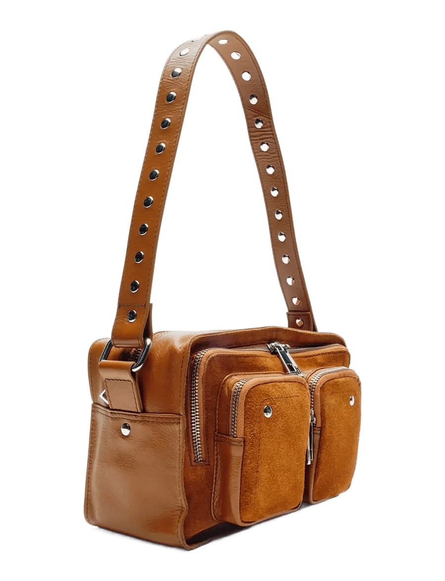 Nunoo - Ellie Suede Pecan Brown - umhängetaschen - pecan brown - 1