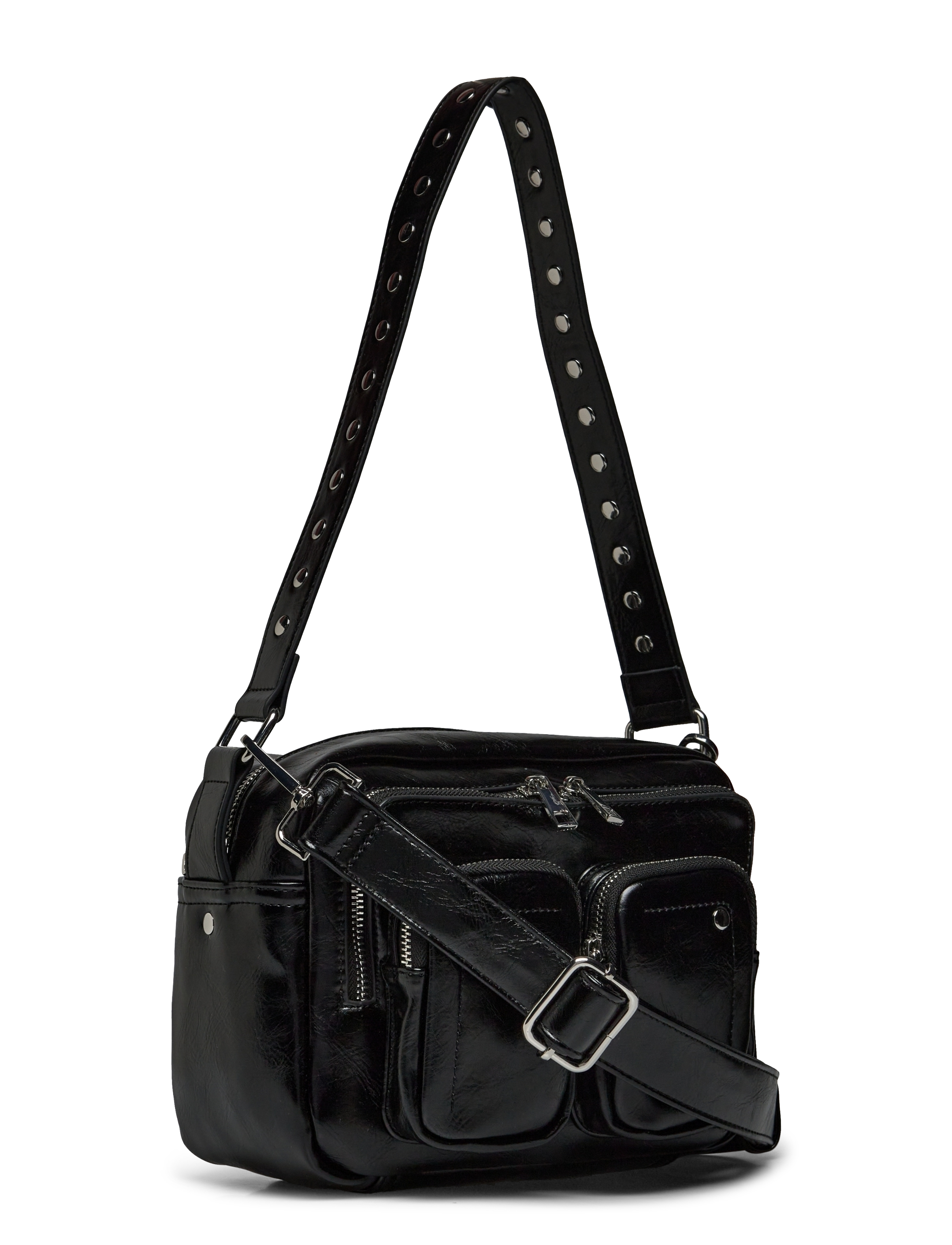 Nunoo - Ellie Wrinkle Recycled PU - black - 2