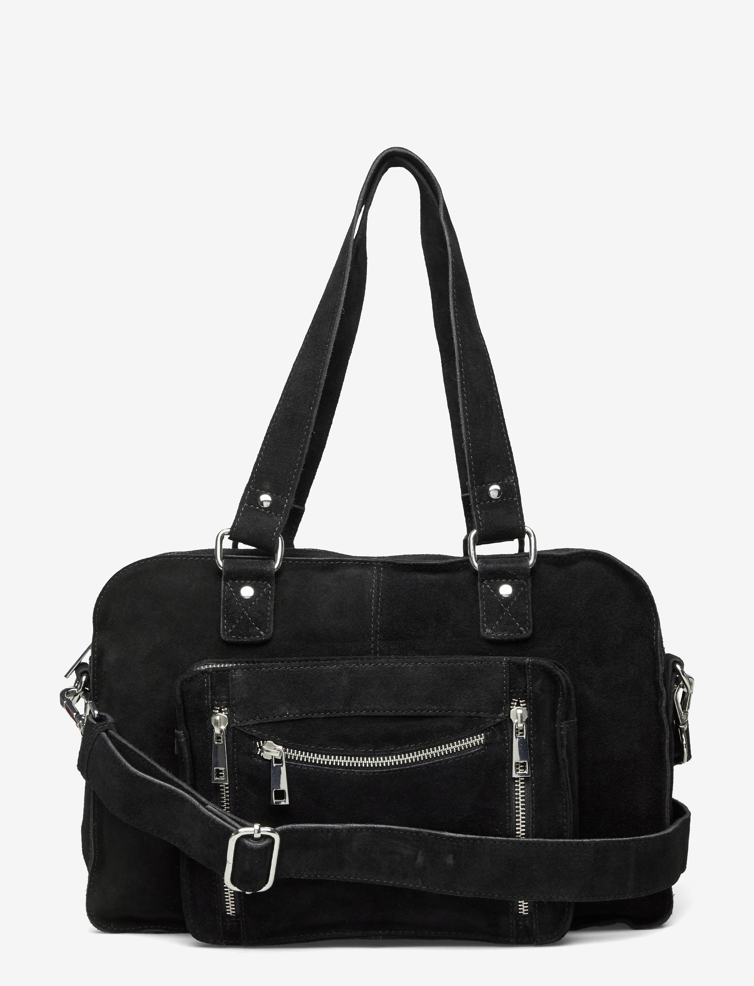 Nunoo Mille New Suede, One Size, Black, Tasker > Små Skuldertasker-Crossbody-Tasker, Dame