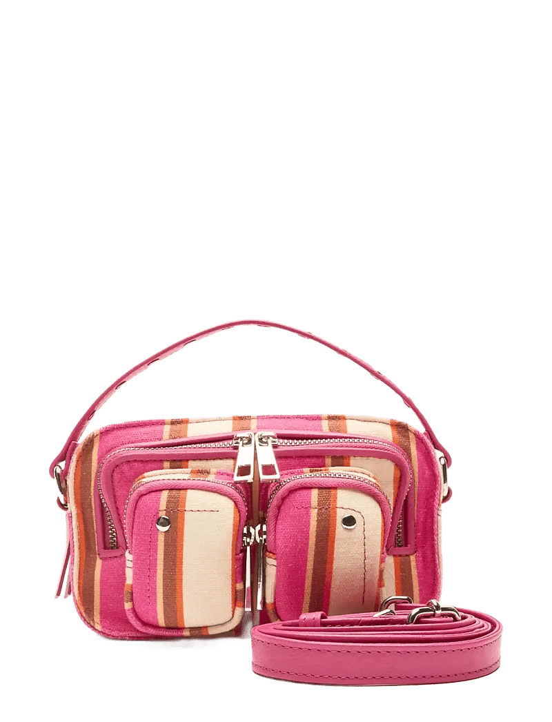 Nunoo - Helena Canvas Fuschia Stripes - crossbody bags - fuschia stripes - 1