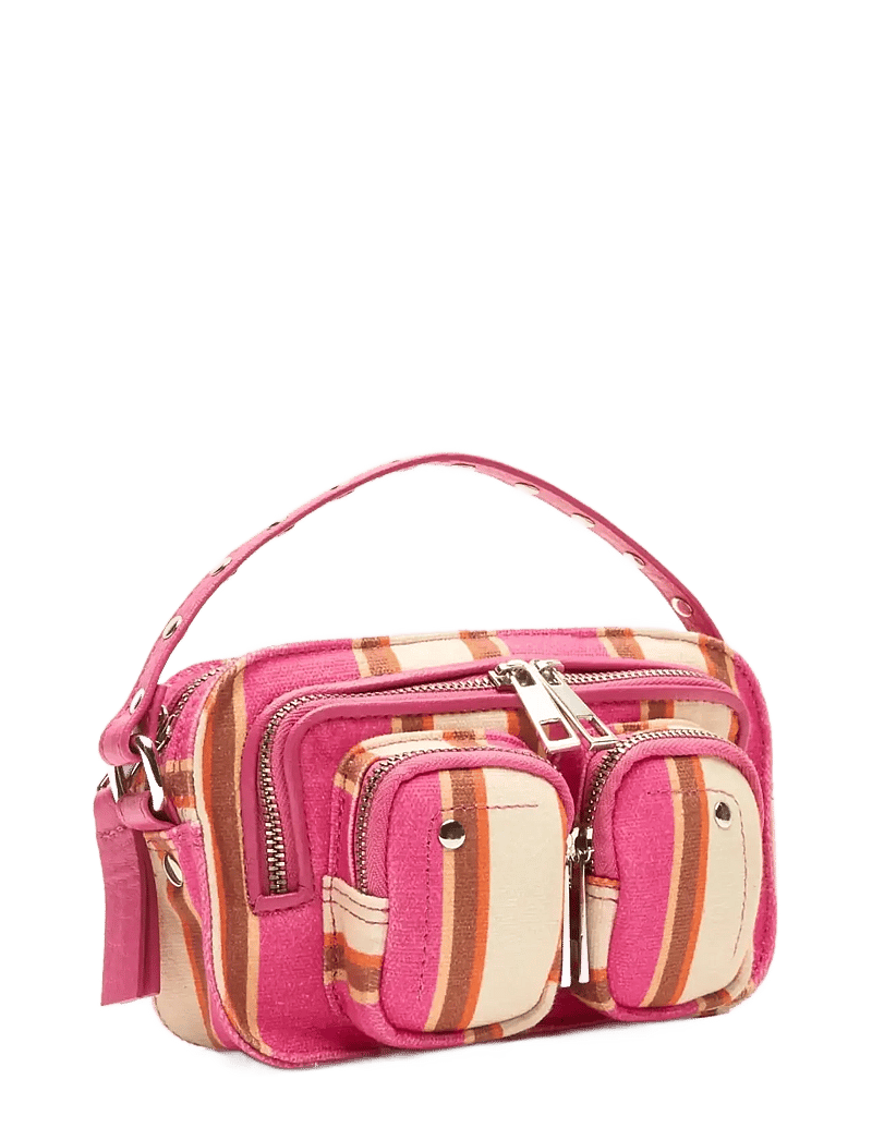Nunoo - Helena Canvas Fuschia Stripes - crossbody bags - fuschia stripes - 2