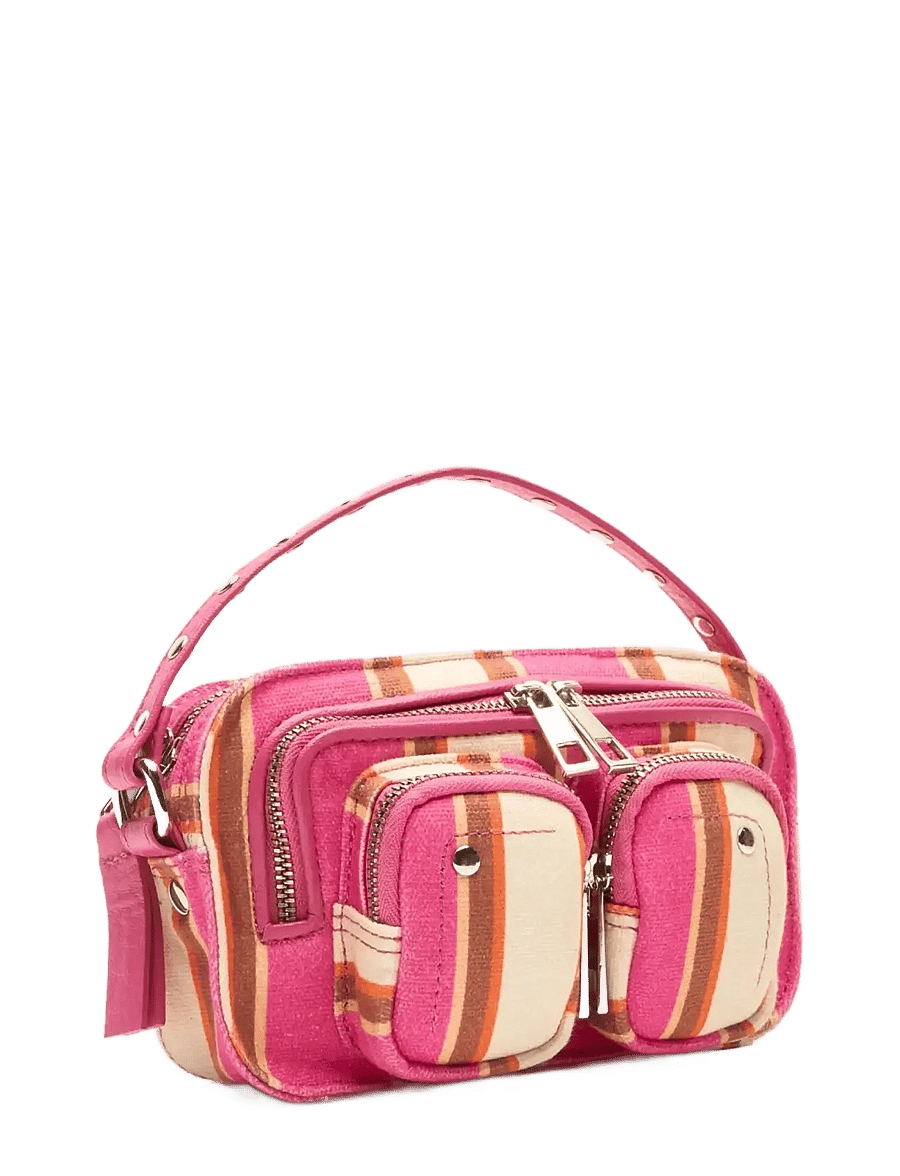Nunoo - Helena Canvas Fuschia Stripes - umhängetaschen - fuschia stripes - 2