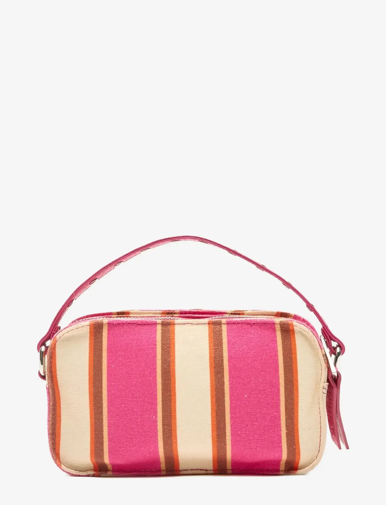 Nunoo - Helena Canvas Fuschia Stripes - crossbody bags - fuschia stripes - 3