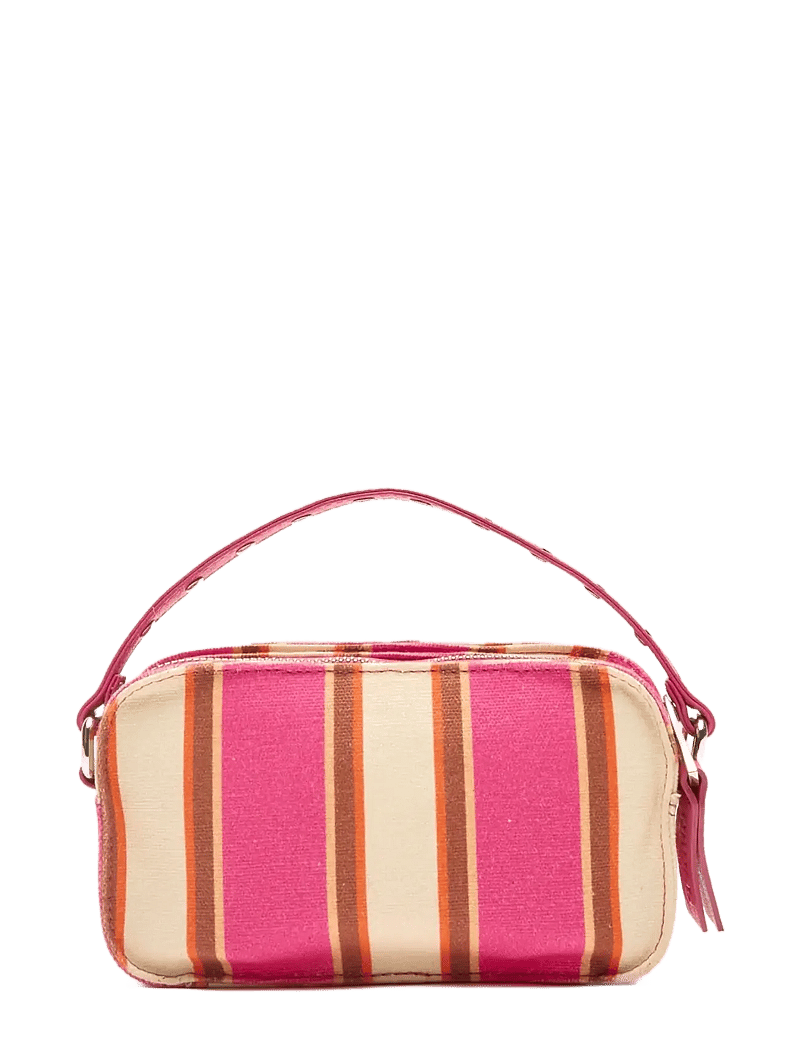Nunoo - Helena Canvas Fuschia Stripes - crossbody bags - fuschia stripes - 3