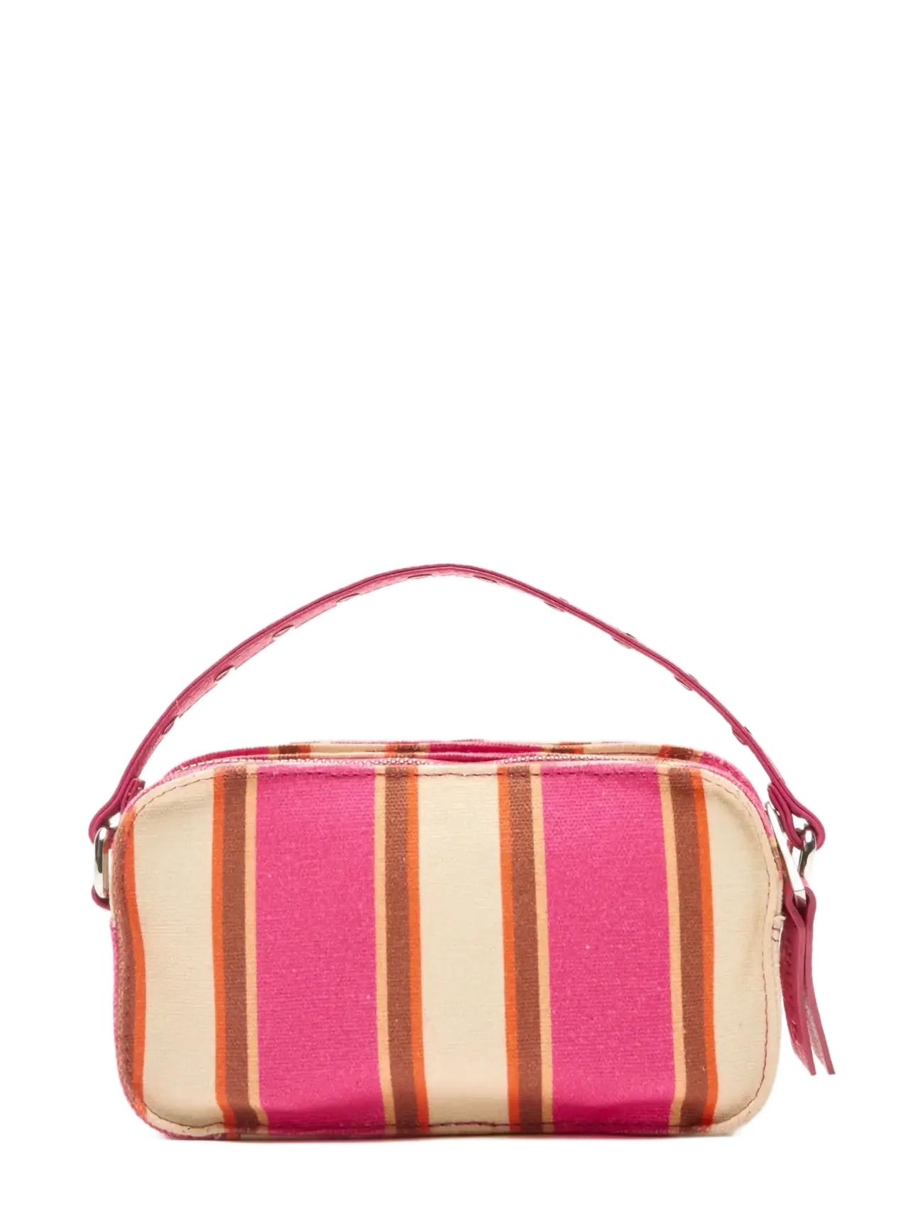 Nunoo - Helena Canvas Fuschia Stripes - crossbody kotid - fuschia stripes - 3