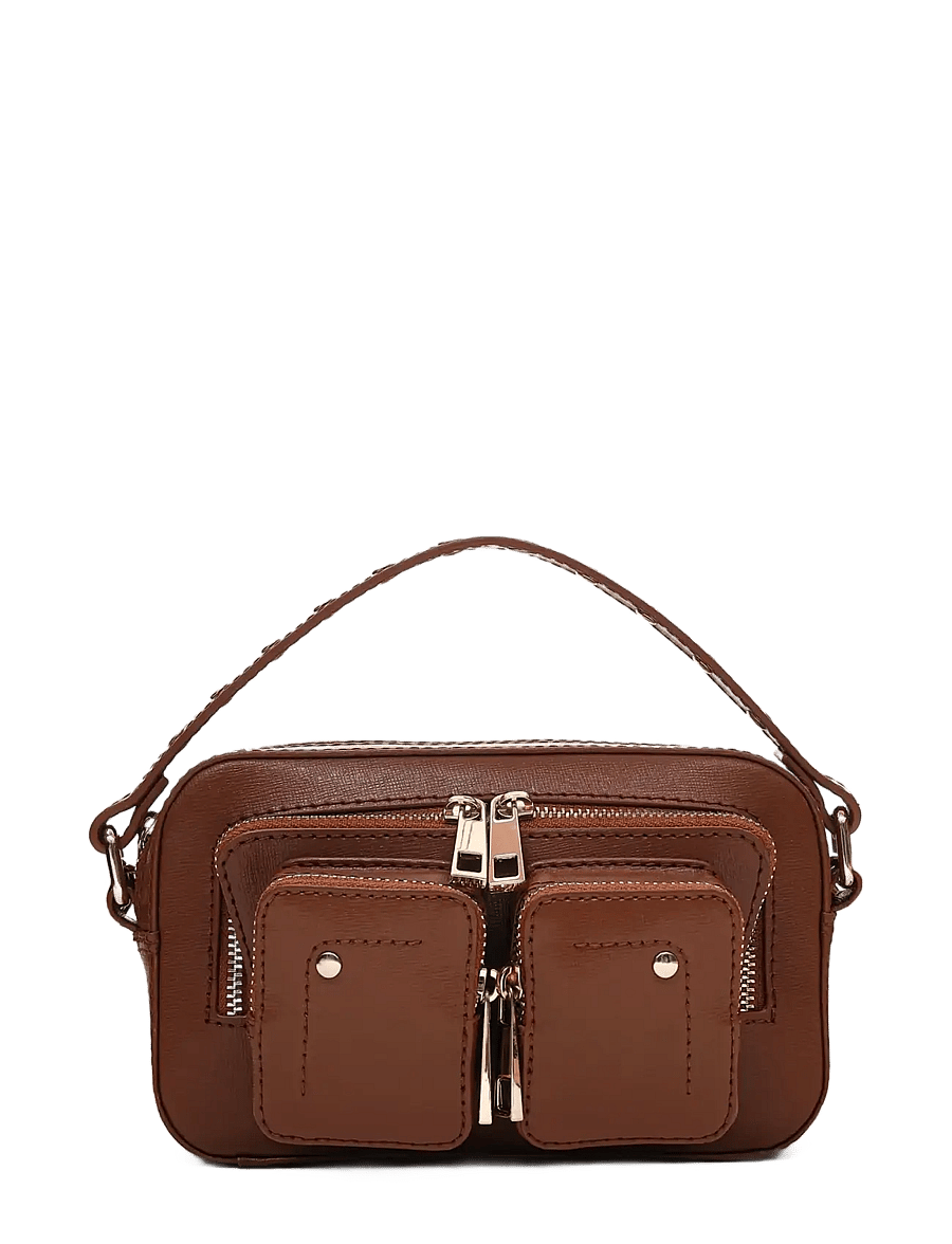 Nunoo - Helena Florence Brown w. Gold - Üleõlakotid - brown - 1