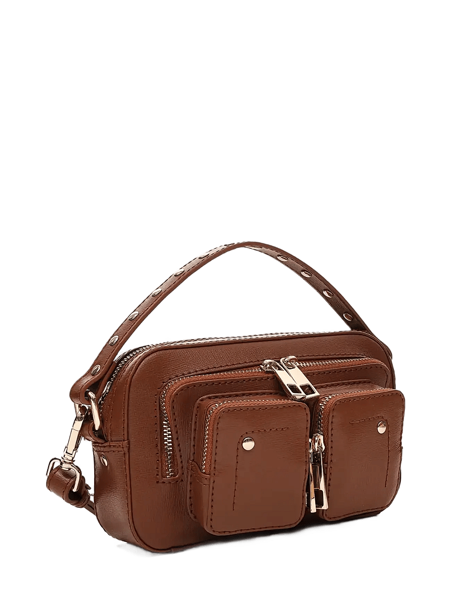 Nunoo - Helena Florence Brown w. Gold - Üleõlakotid - brown - 2