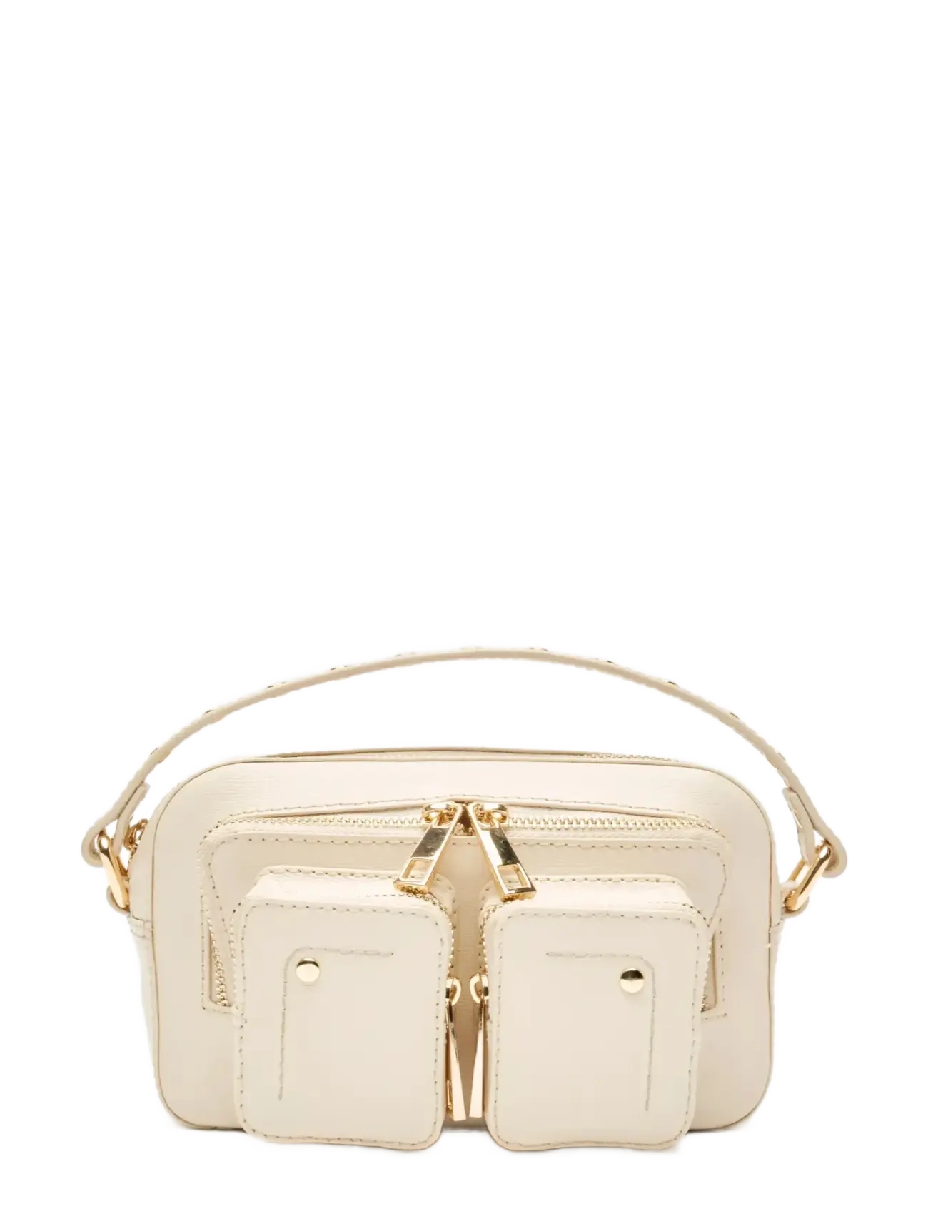 Nunoo Helena Florence Warm Grey w. Gold - Tasker - WARM GREY / cream