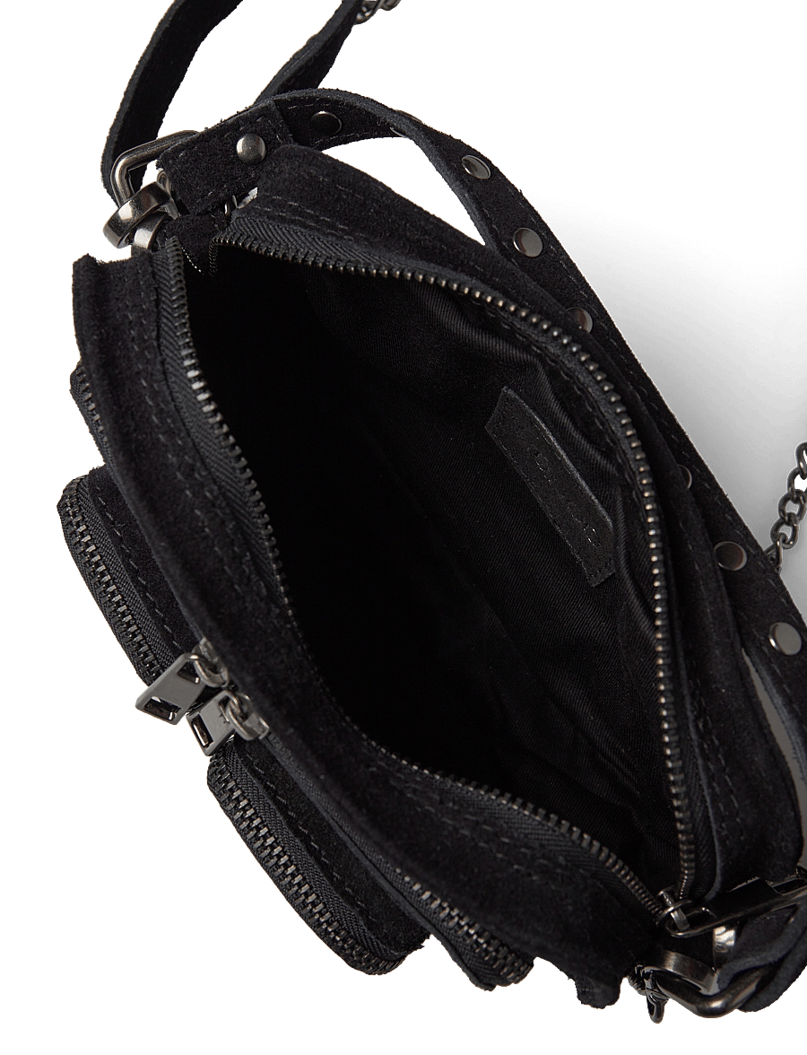 Nunoo - Helena Suede w. Antique silver - hversdagsleg tíska - black - 3