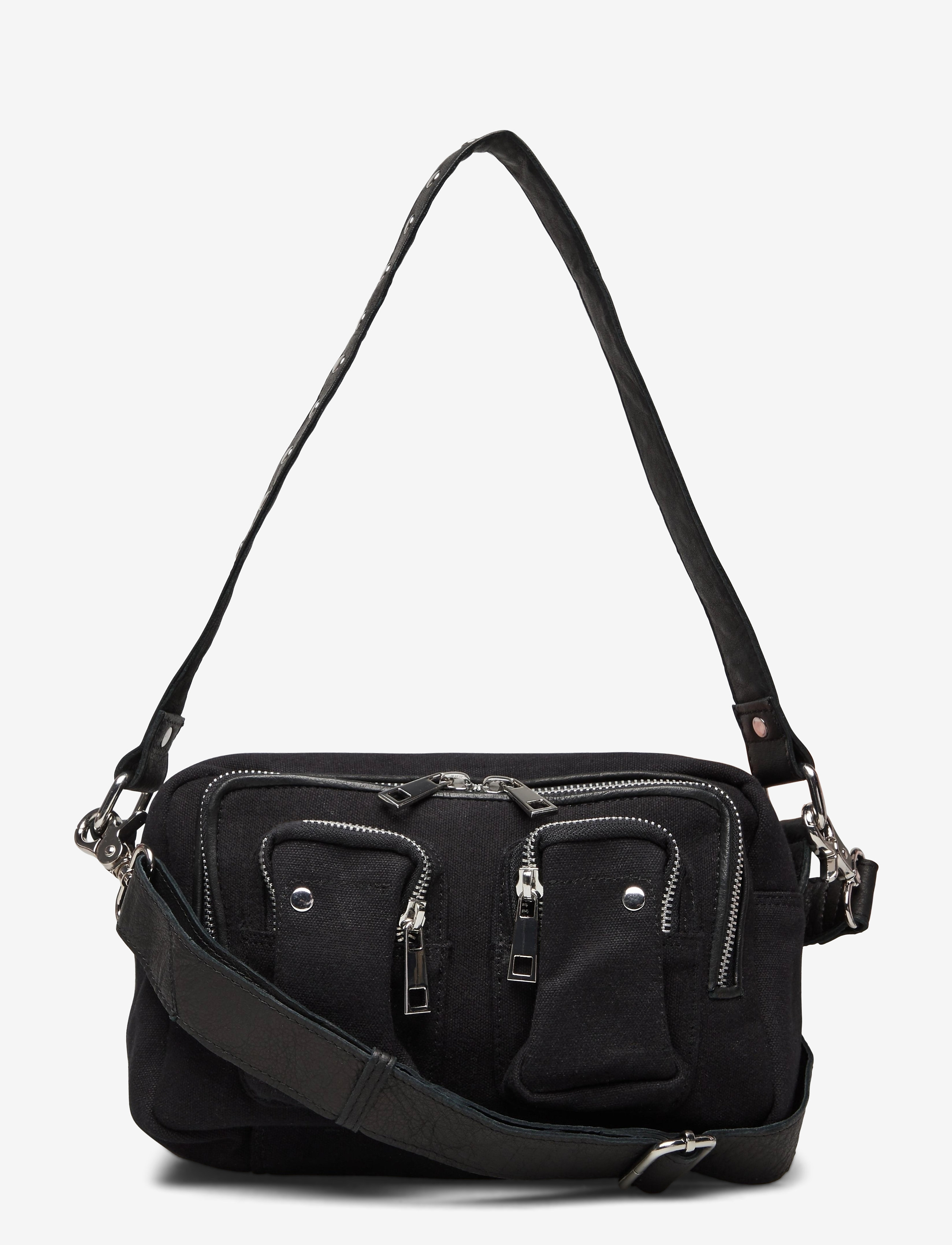 Nunoo Ellie Recycled Canvas, One Size, Black, Tasker > Små Skuldertasker-Crossbody-Tasker, Dame
