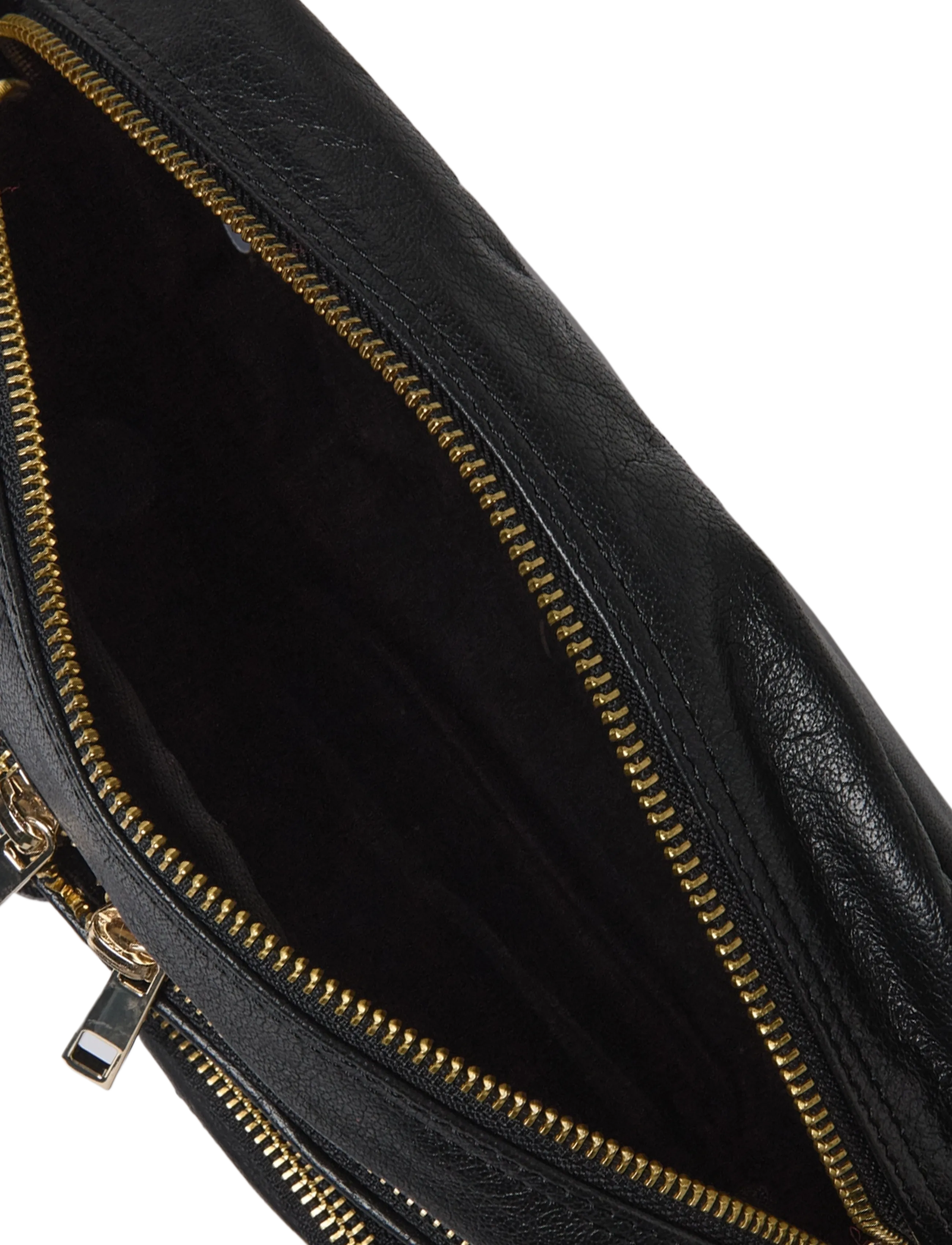 Nunoo - Ellie Air 1 Black w. gold - umhängetaschen - black - 5
