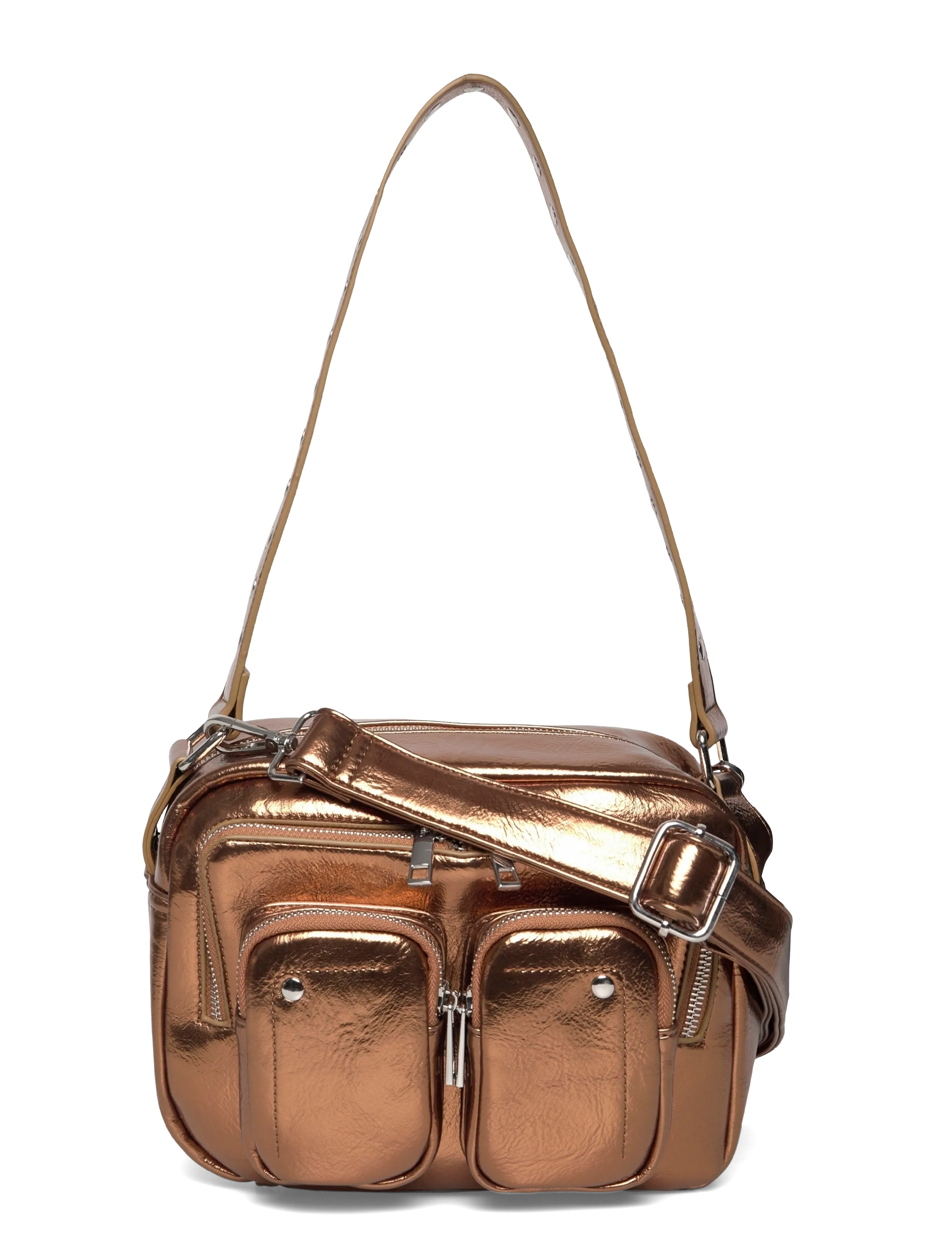 Nunoo Ellie Recycled Cool Bronze - Axelremsväskor - BRONZE / brown