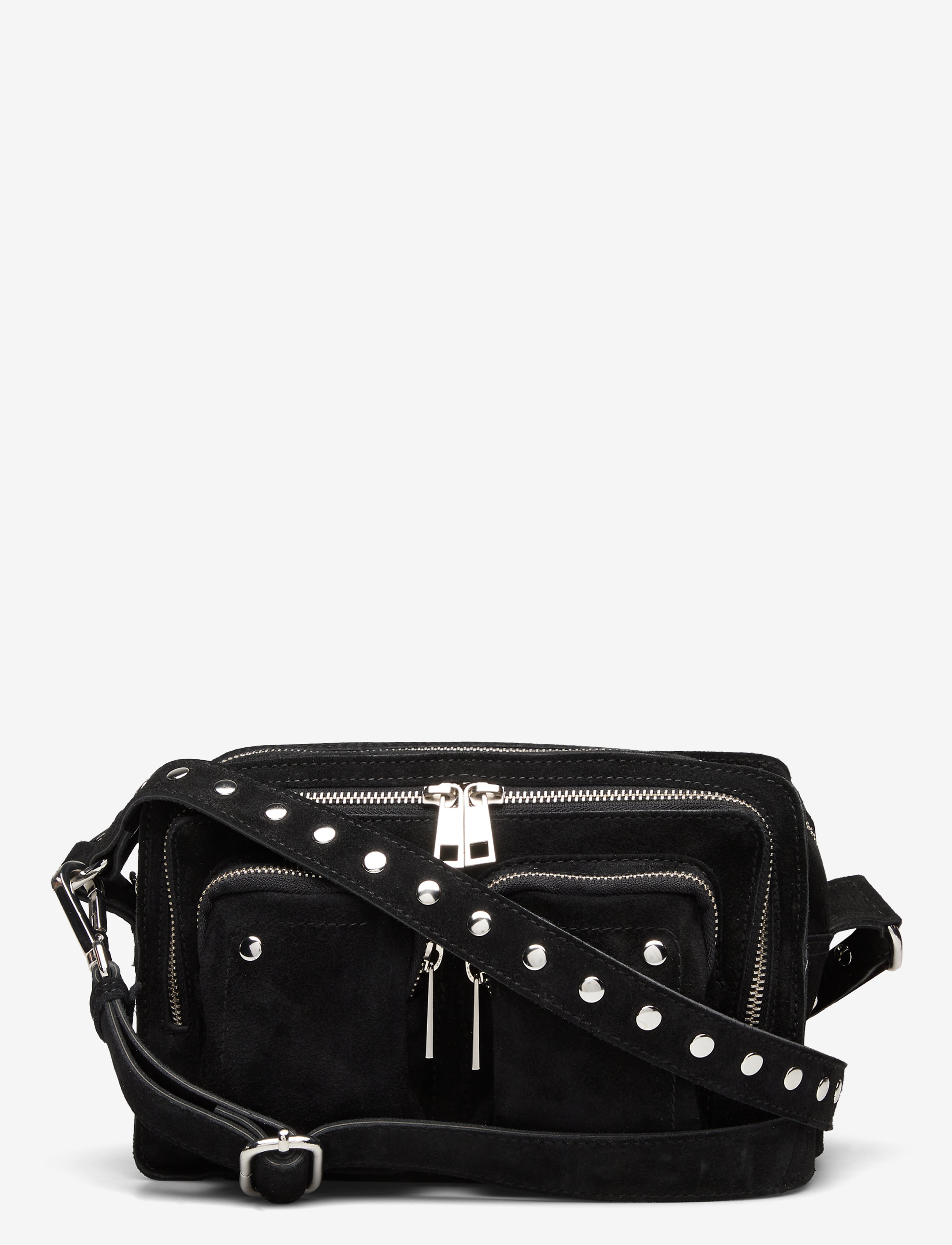 Nunoo Ellie New Suede - Skuldertasker - BLACK / black