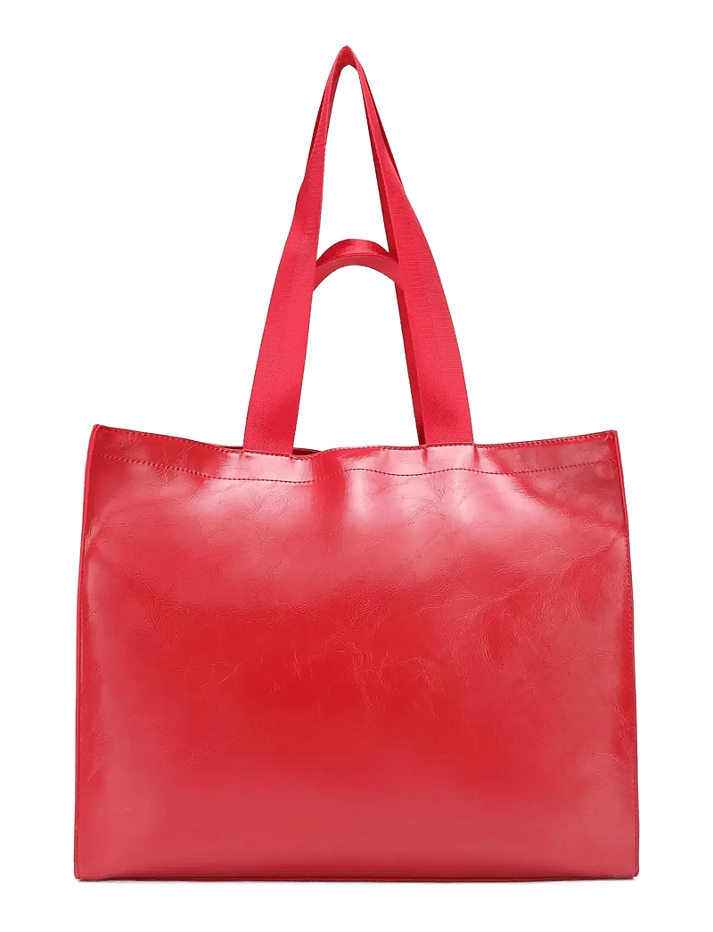 Nunoo - Shopper Wrinkle Bright Red - shoppere - bright red - 0