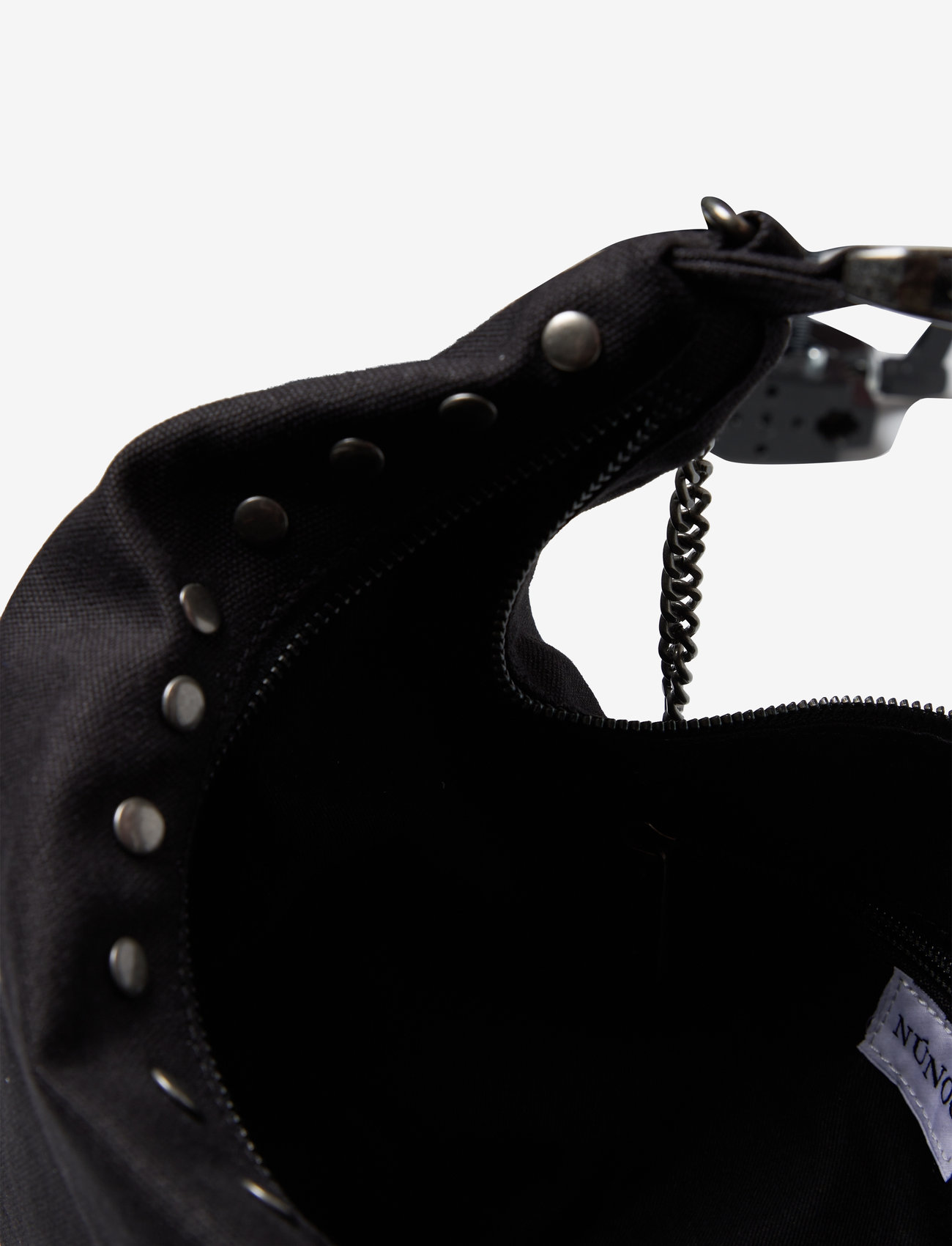 Nunoo - Dagmar Rivet Recycled Canvas - fødselsdagsgaver - black - 3