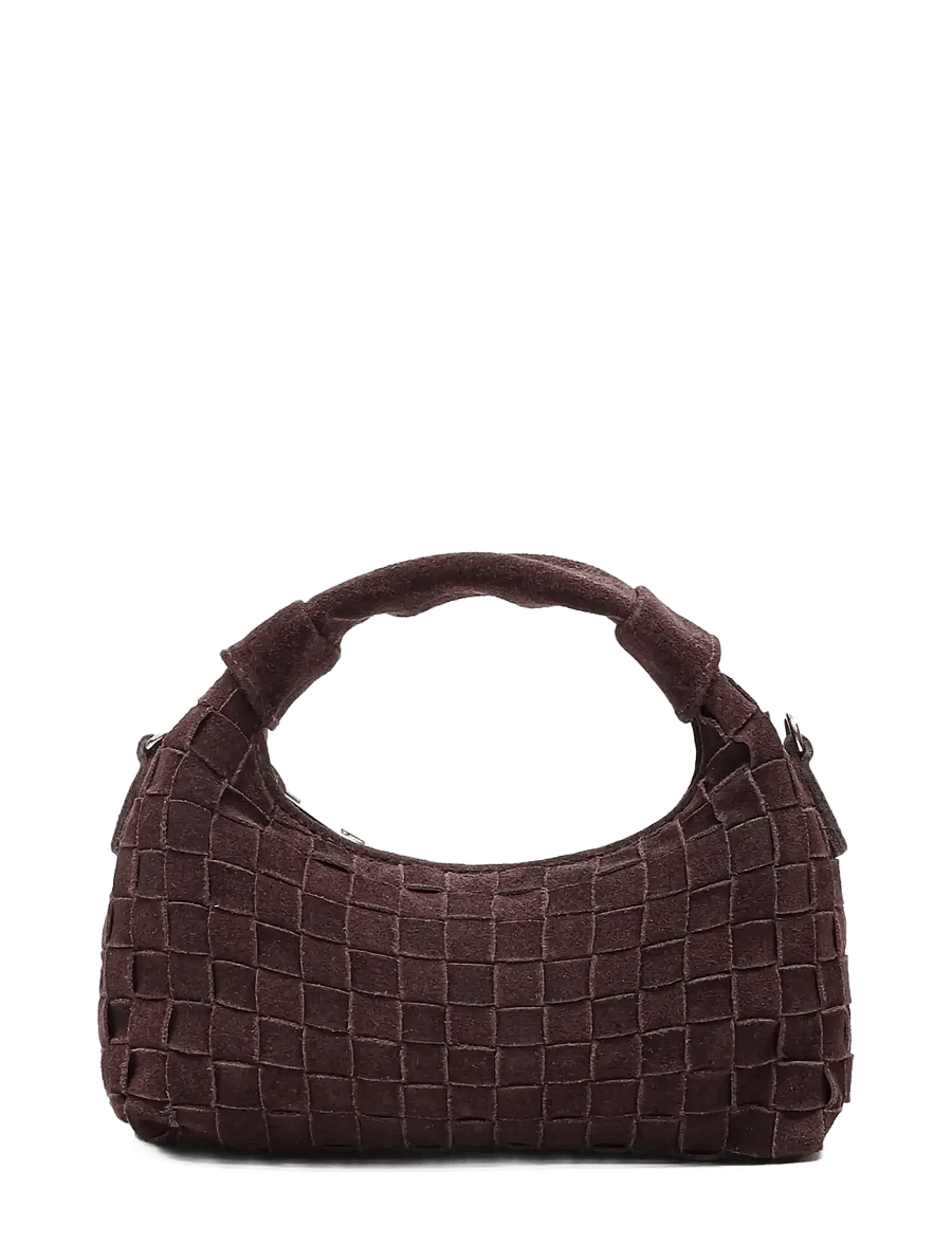 Nunoo - Mini Dandy Braided Suede Chocolate - speciella tillfällen - chocolate - 0