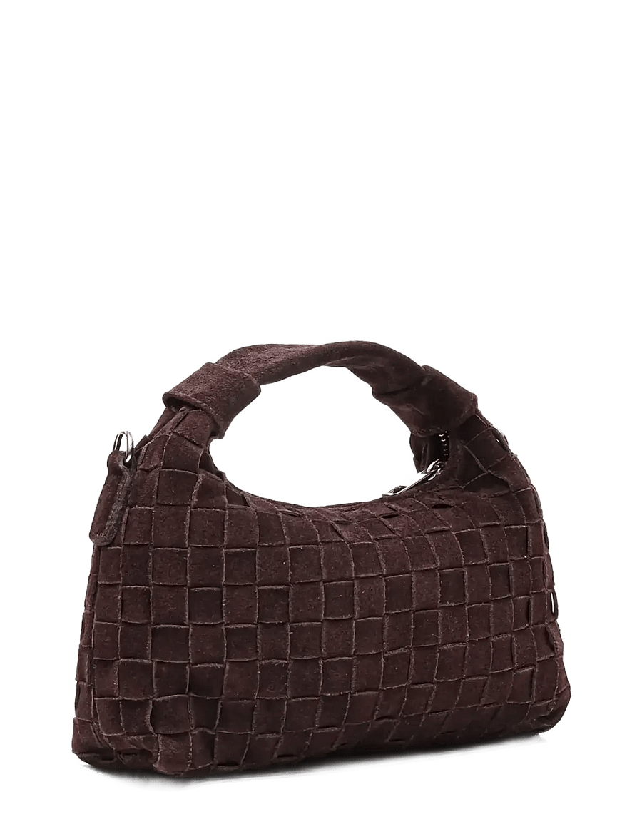 Nunoo - Mini Dandy Braided Suede Chocolate - speciella tillfällen - chocolate - 1