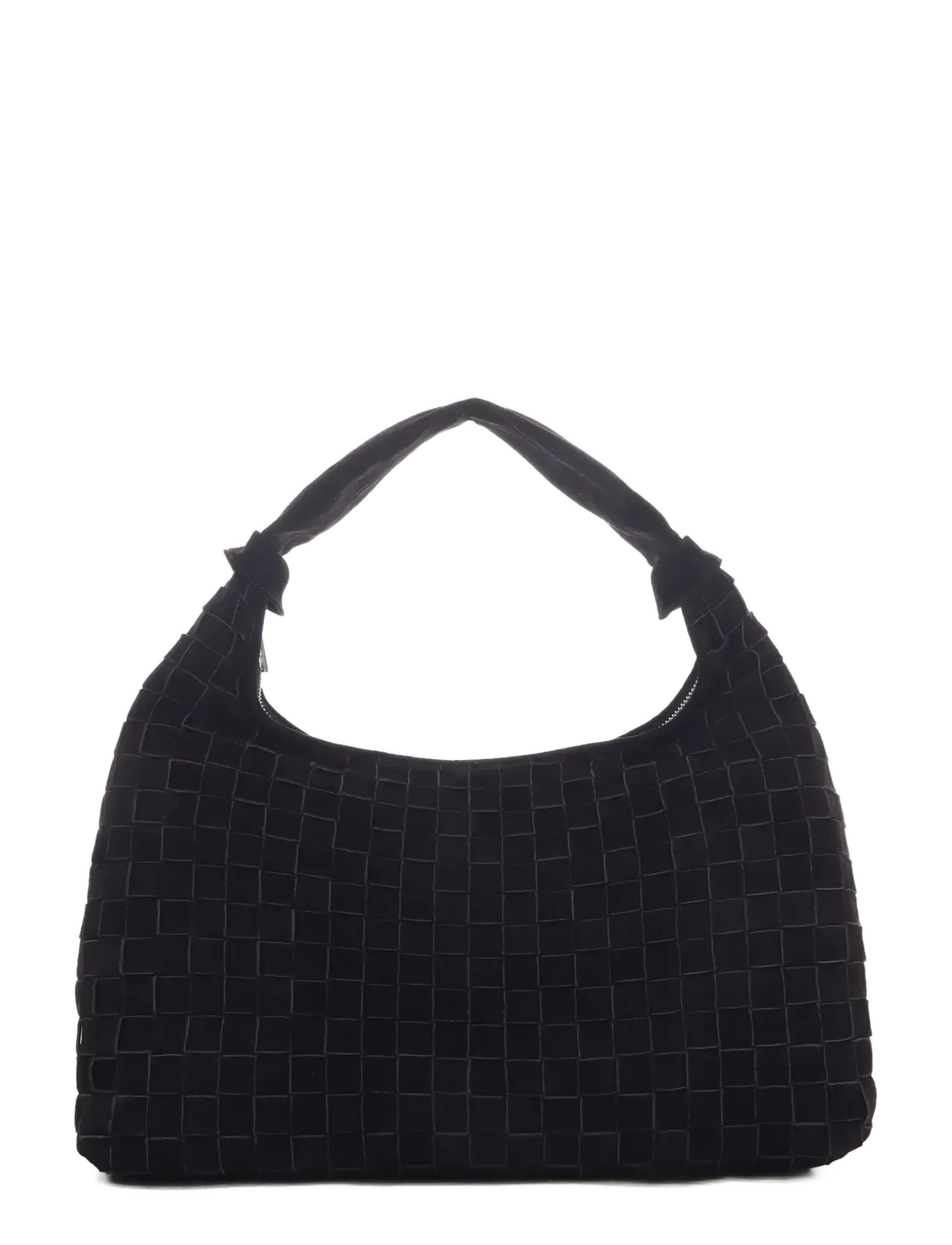 Nunoo Mini Dandy Braided Suede Black, One Size, Black, Tasker > Tasker Med Tophåndtag, Dame