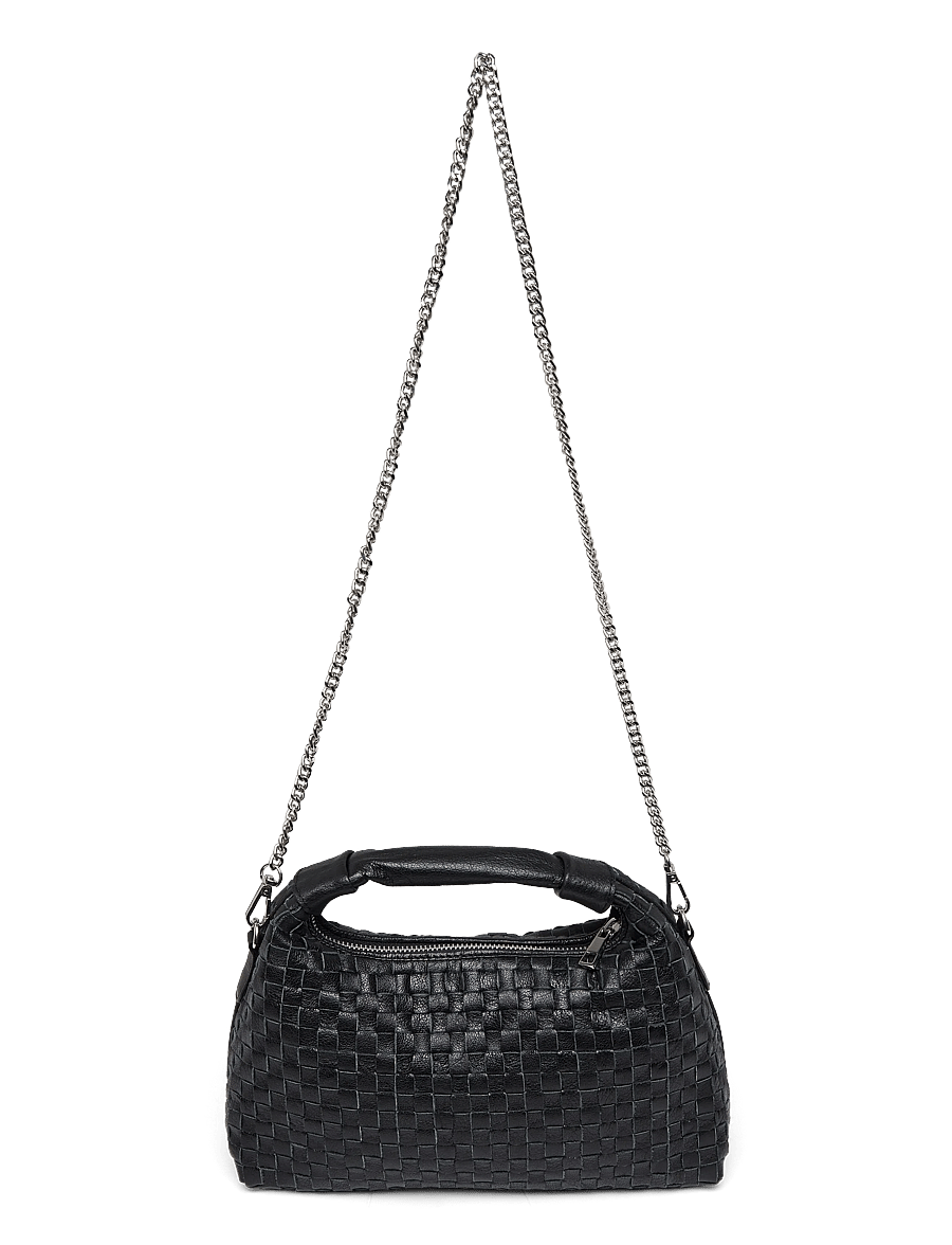 Nunoo - Dandy Braided Air 1 Black - crossbody bags - black - 2