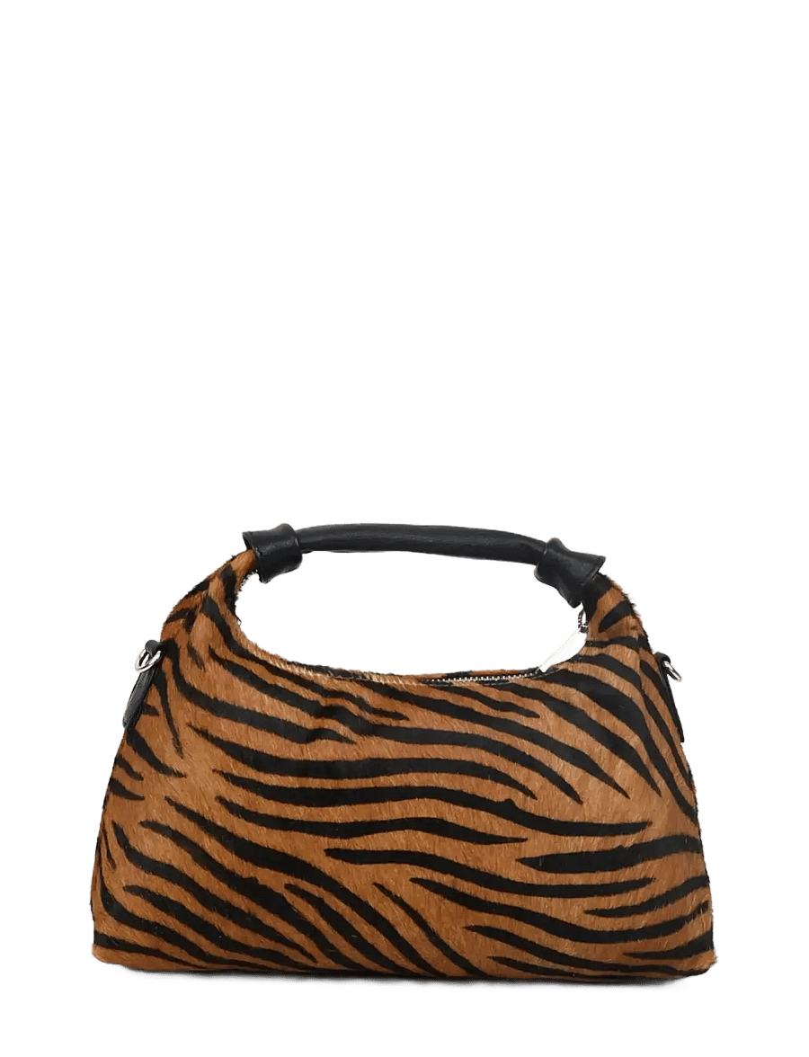 Nunoo - Dandy Stripes Deluxe Dark Brown - crossbody bags - stripes - 2