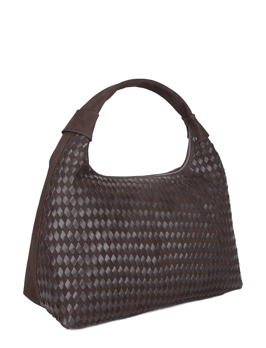 Nunoo - Maxi Dandy Braided Nubuck Chocolate - chocolate - 1
