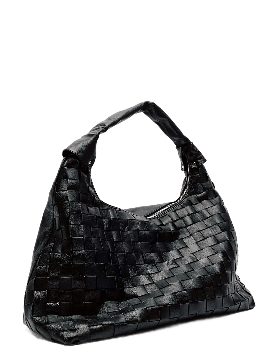 Nunoo - Maxi Dandy Braided Air 1 Black - skuldertasker - black - 2