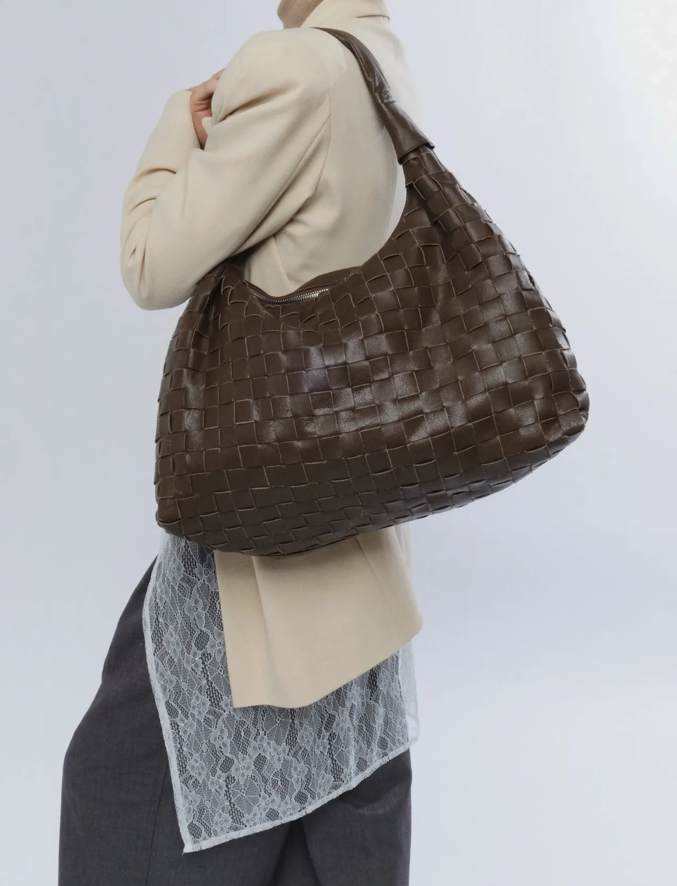 Nunoo - Maxi Dandy Braided Air 1 Dark Brown - festmode zu outlet-preisen - dark brown - 5
