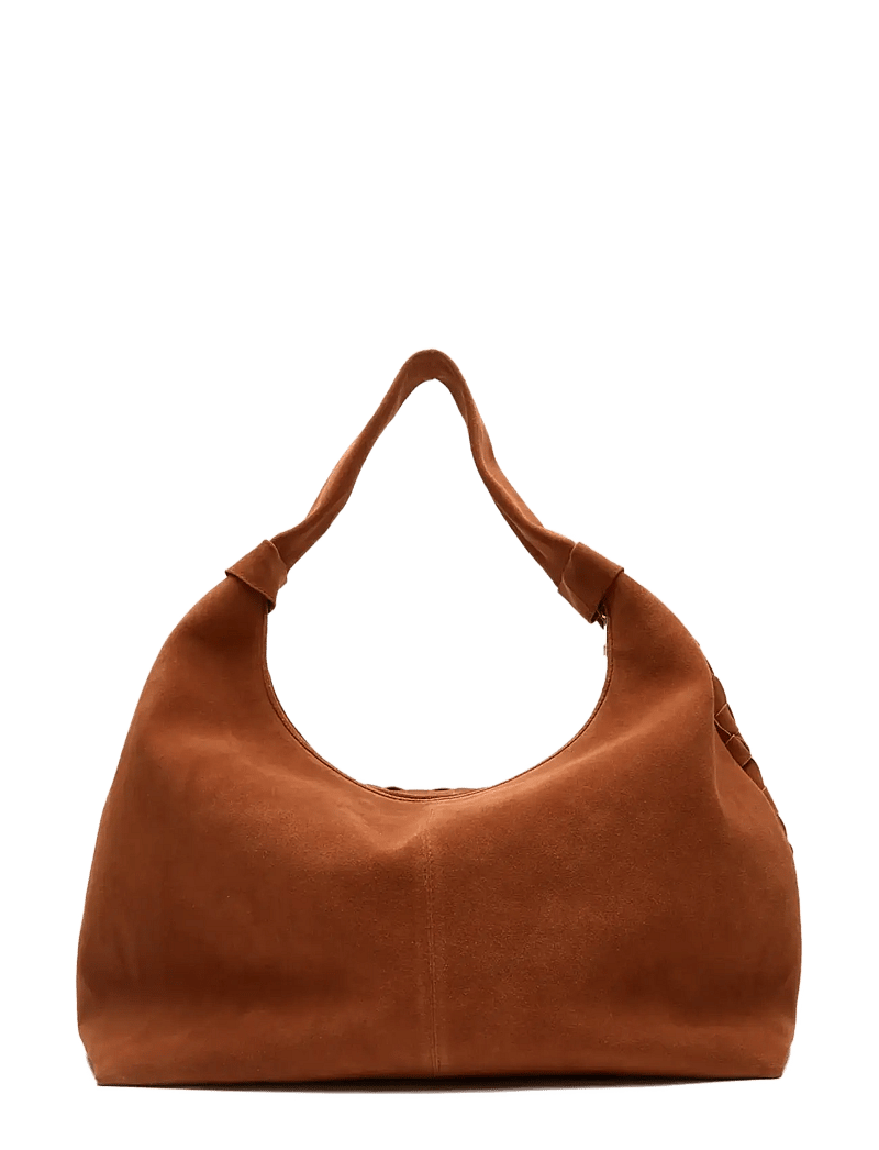 Nunoo - Maxi Dandy Braided Suede Redwood - håndtasker - redwood - 2