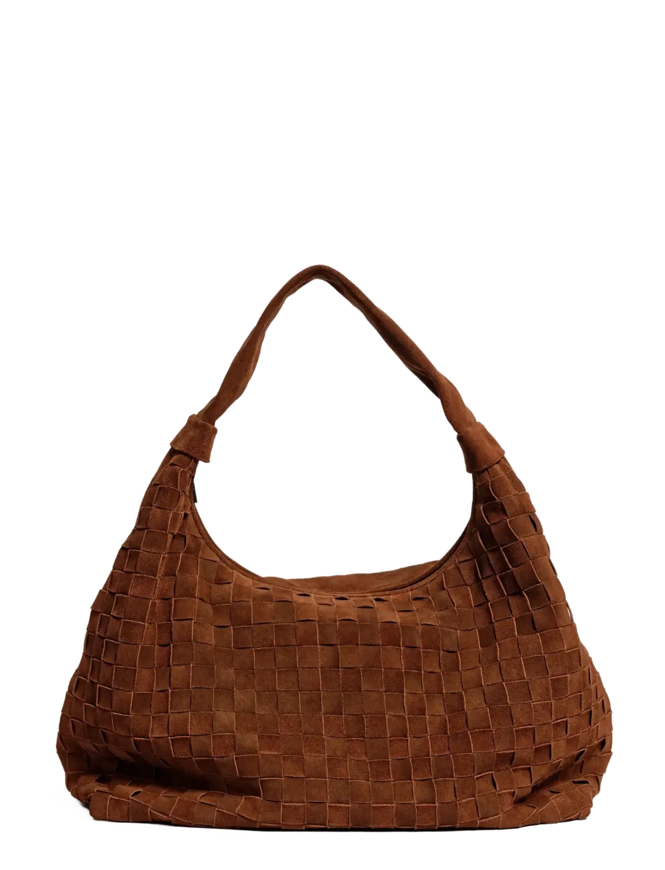Nunoo Maxi Dandy Braided Suede Cacao - Torby na Laptopa - CACAO / brown