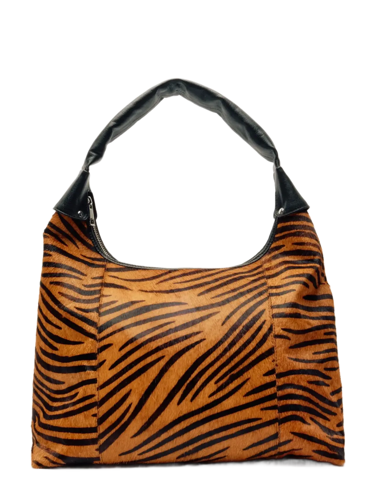 Nunoo Big Dandy Stripes Deluxe Dark Brown, One Size, Brown, Tasker > Tasker Med Tophåndtag, Dame