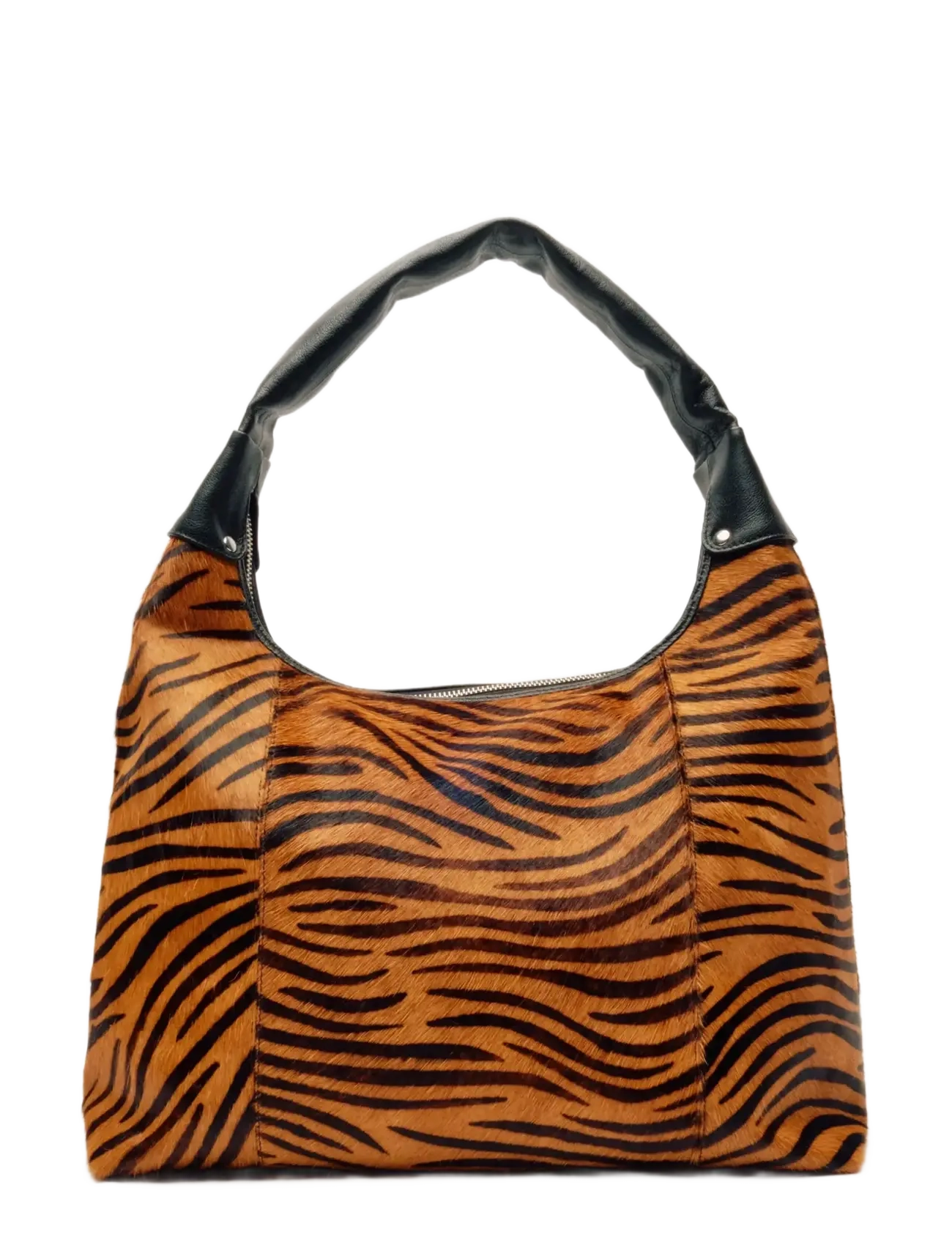 Nunoo - Big Dandy Stripes Deluxe Dark Brown - handväskor - stripes - 2